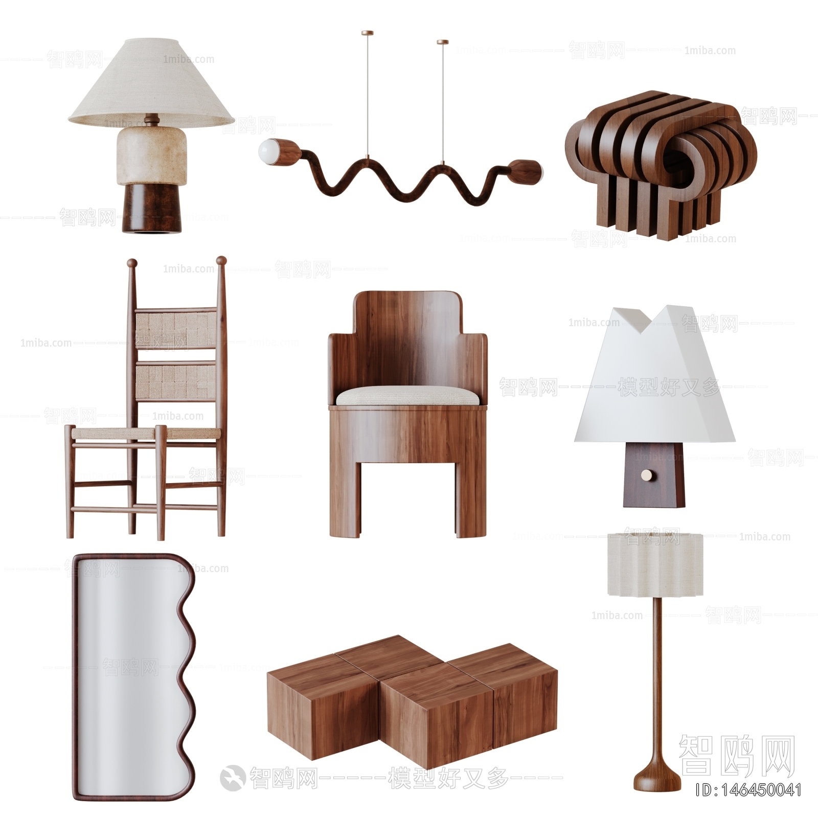 New Chinese Style Lounge Chair