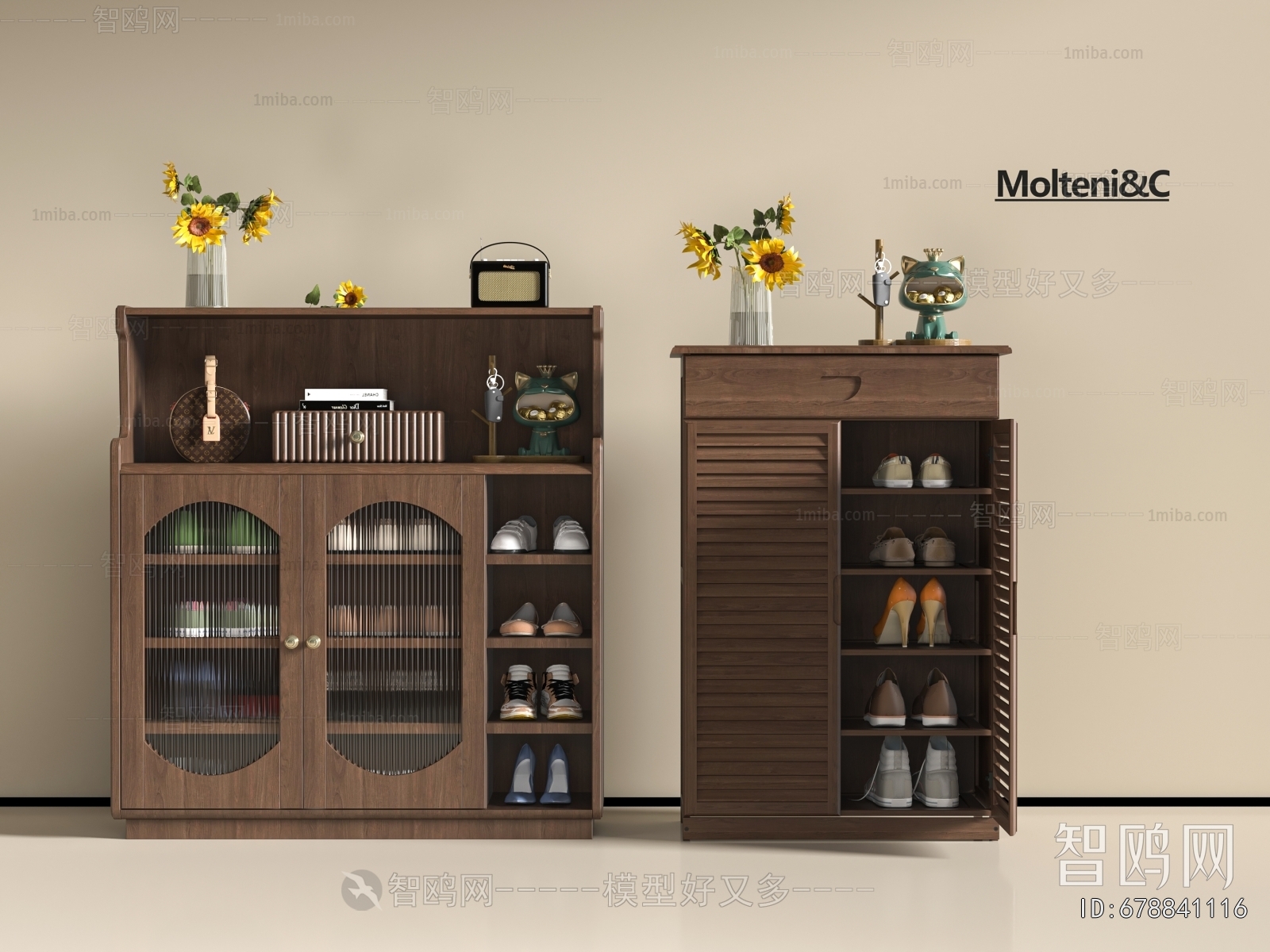 French Style Shoe Cabinet