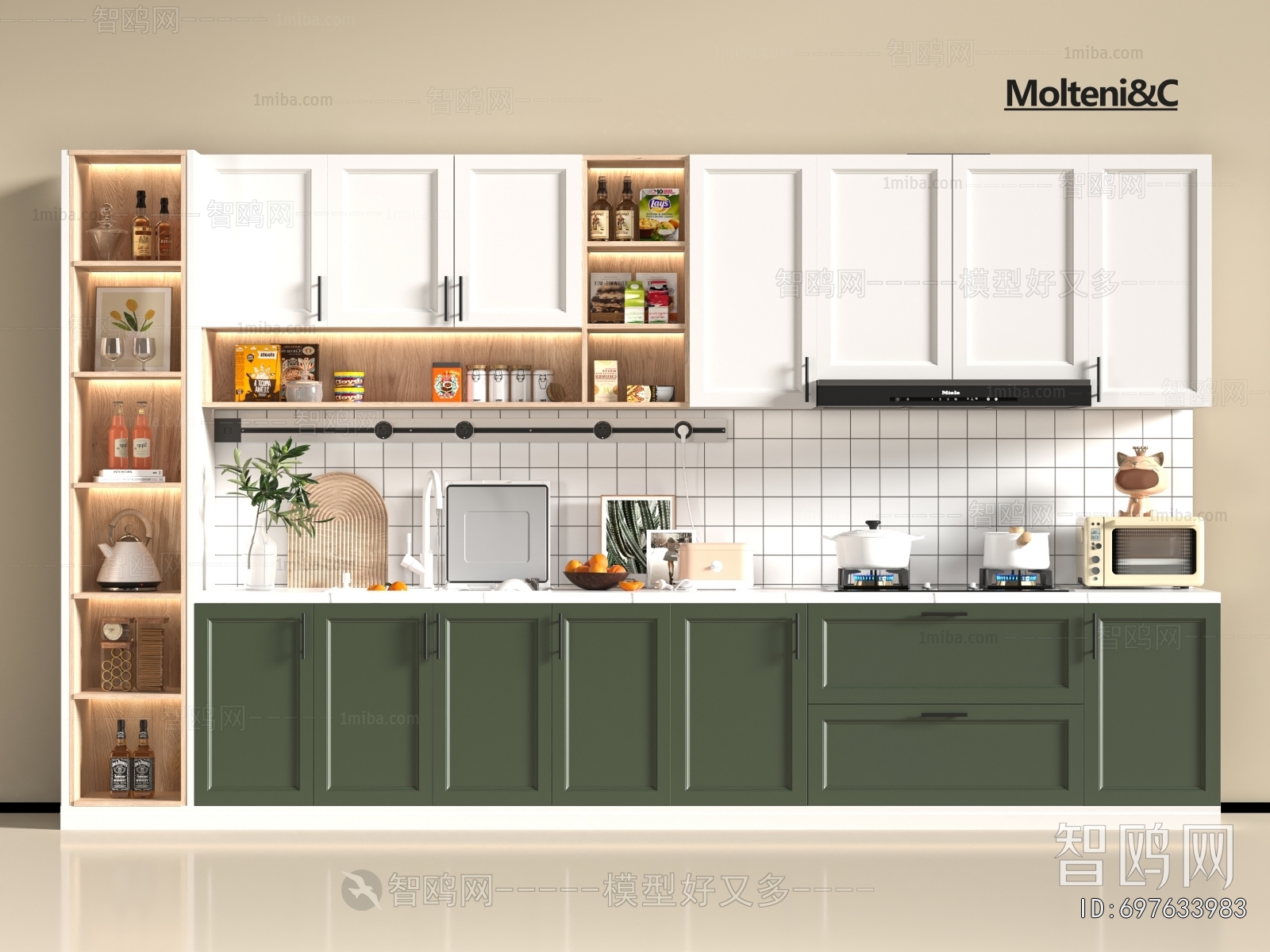 Nordic Style Kitchen Cabinet