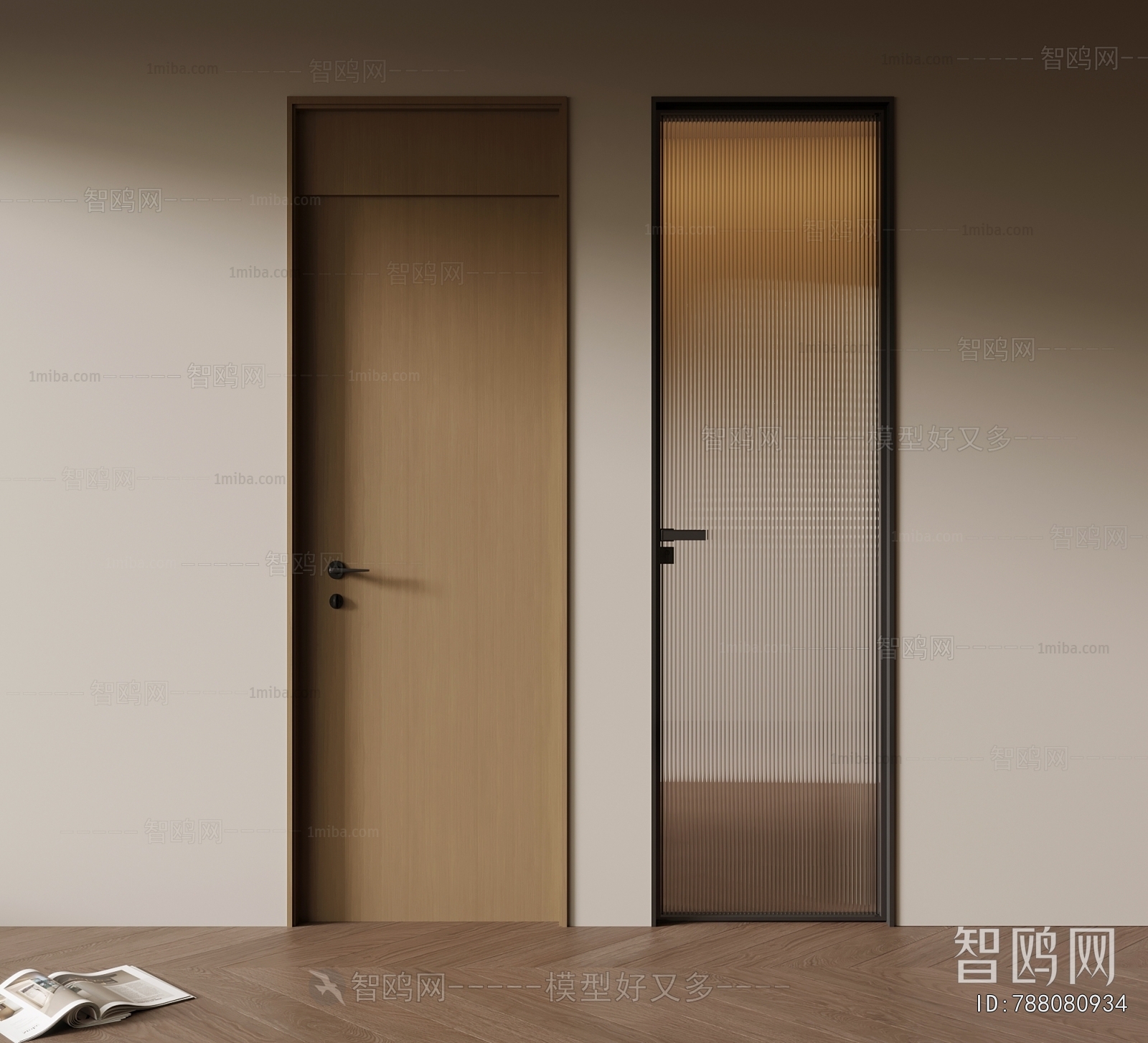 Modern Single Door
