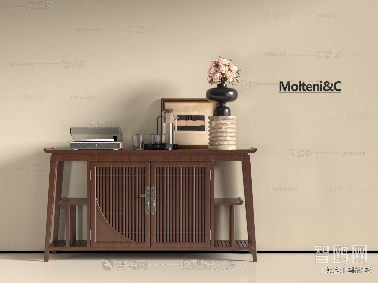 New Chinese Style Entrance Cabinet