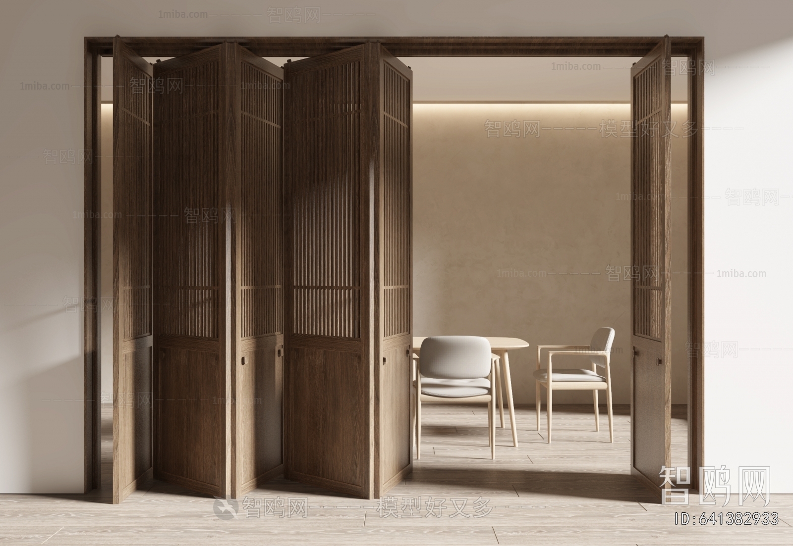 New Chinese Style Sliding Door