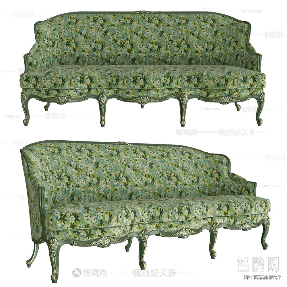 French Style Multi Person Sofa