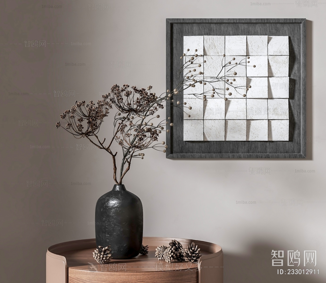 Wabi-sabi Style Dried Branch