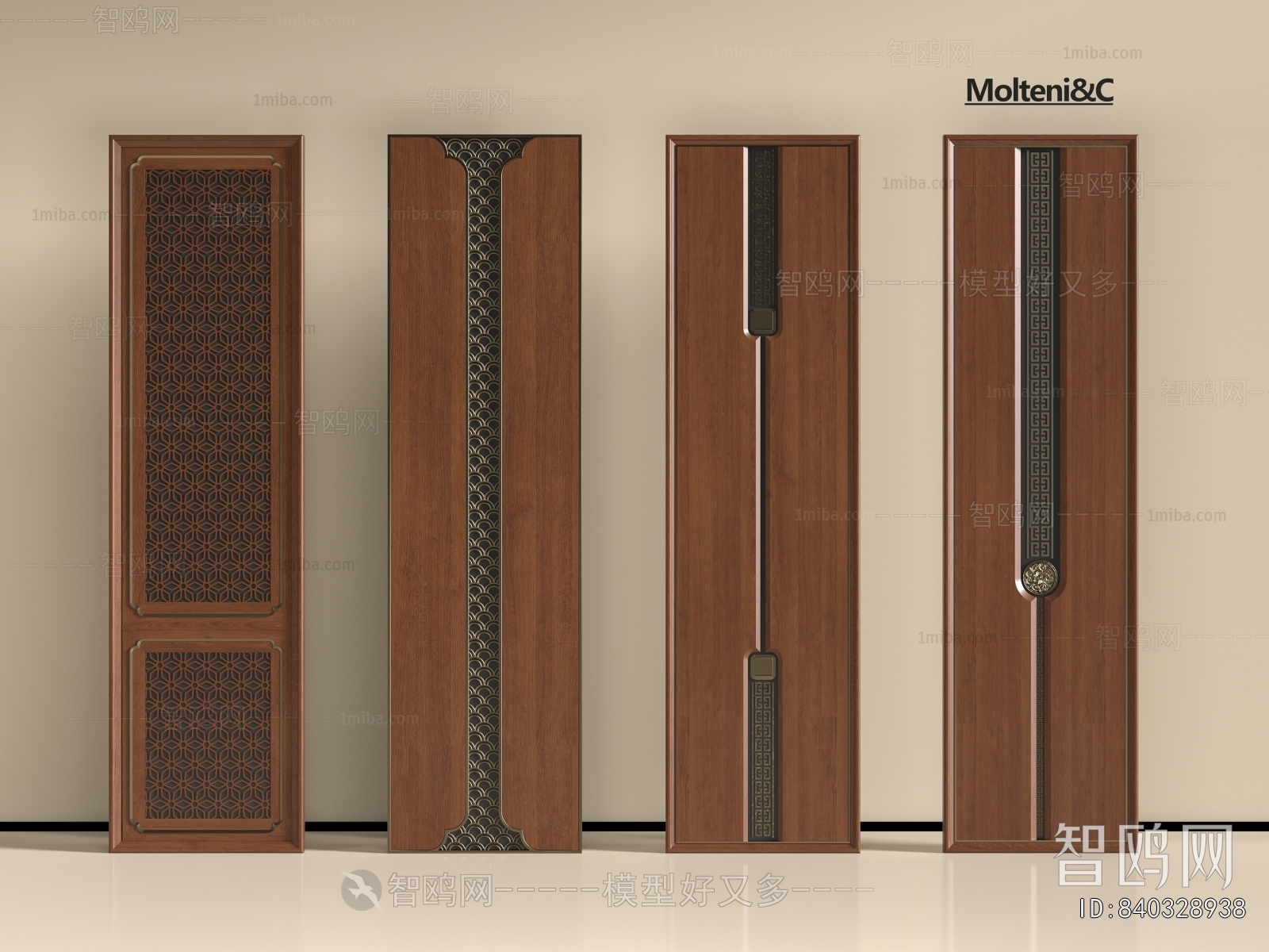 New Chinese Style Wooden Screen Partition