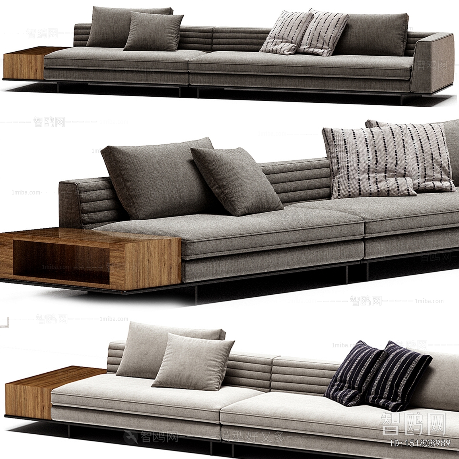 Modern Multi Person Sofa