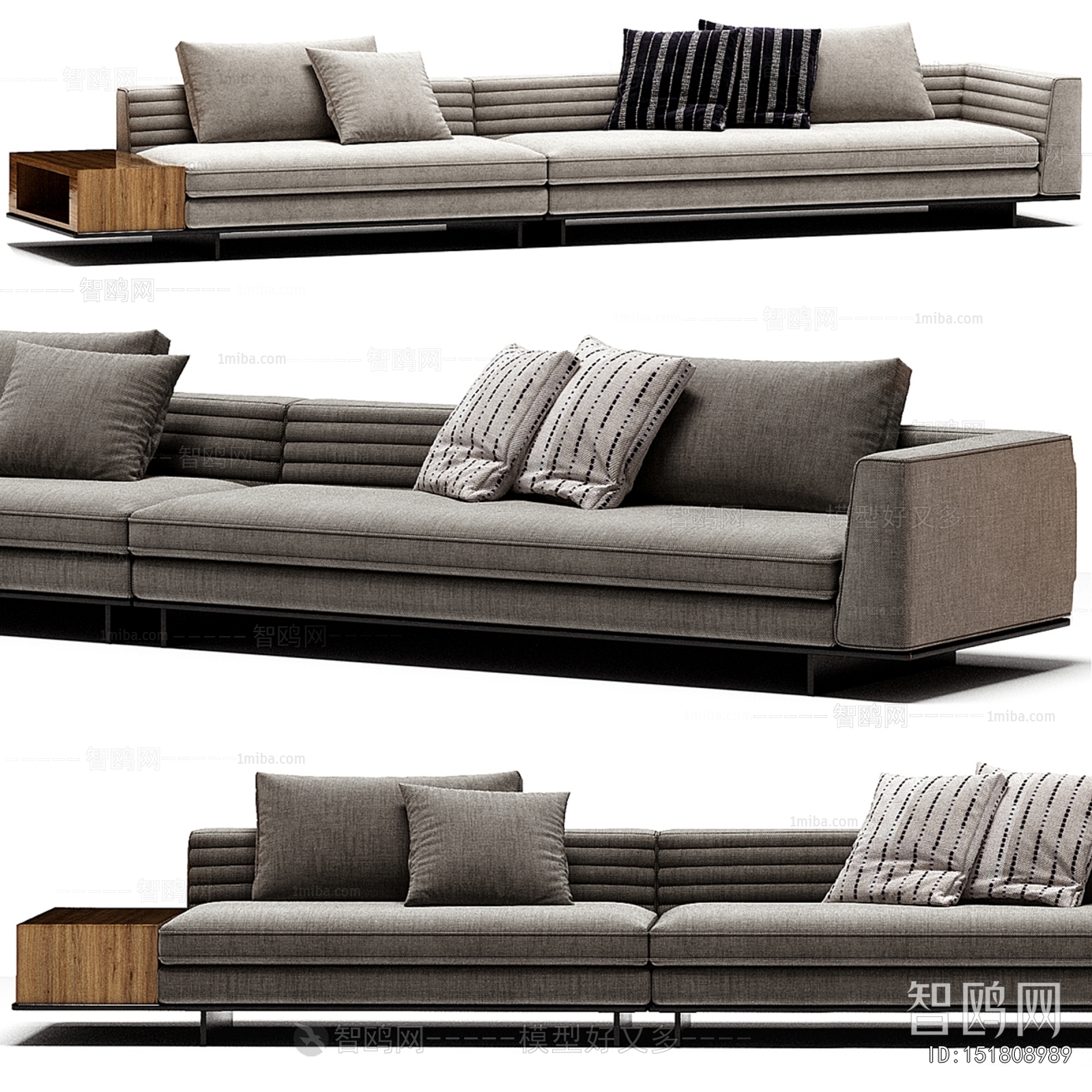 Modern Multi Person Sofa