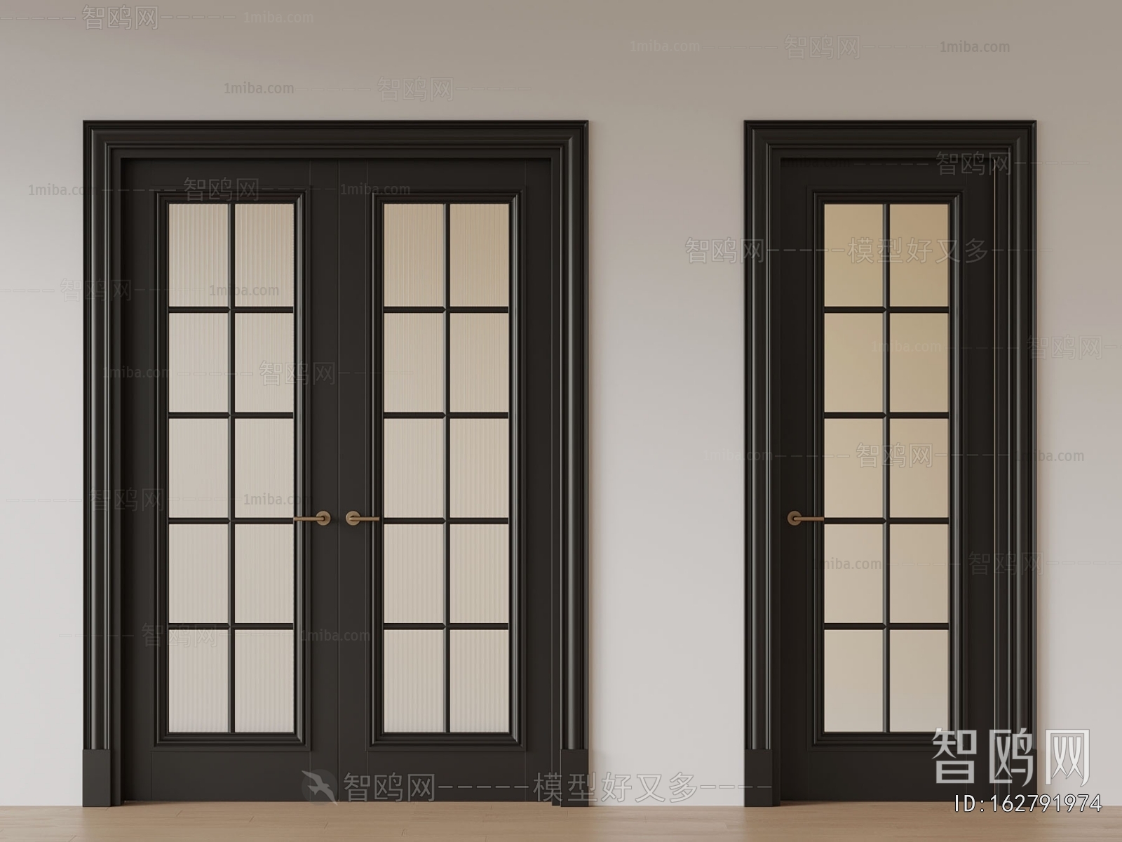 Modern Double Door