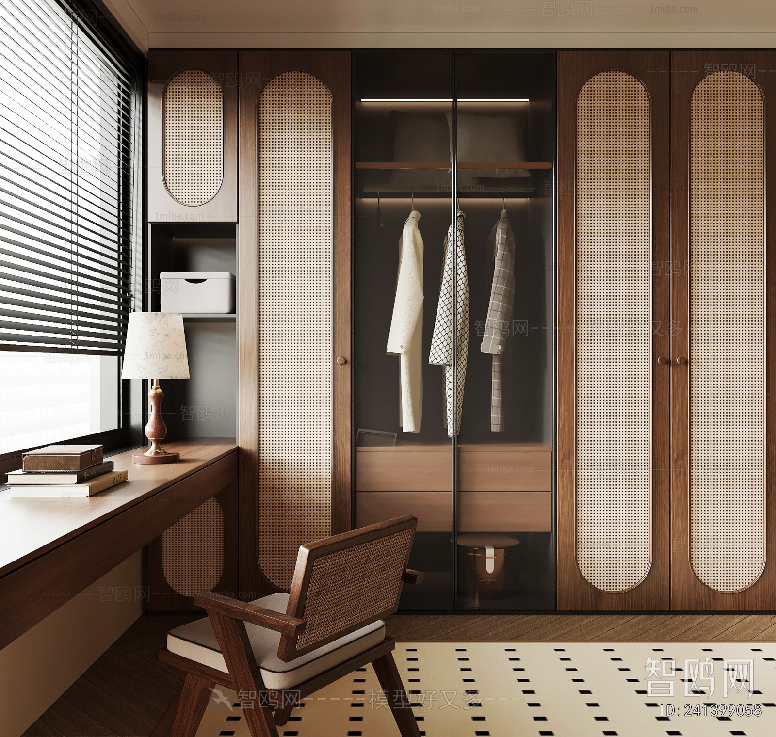 Modern Clothes Storage Area