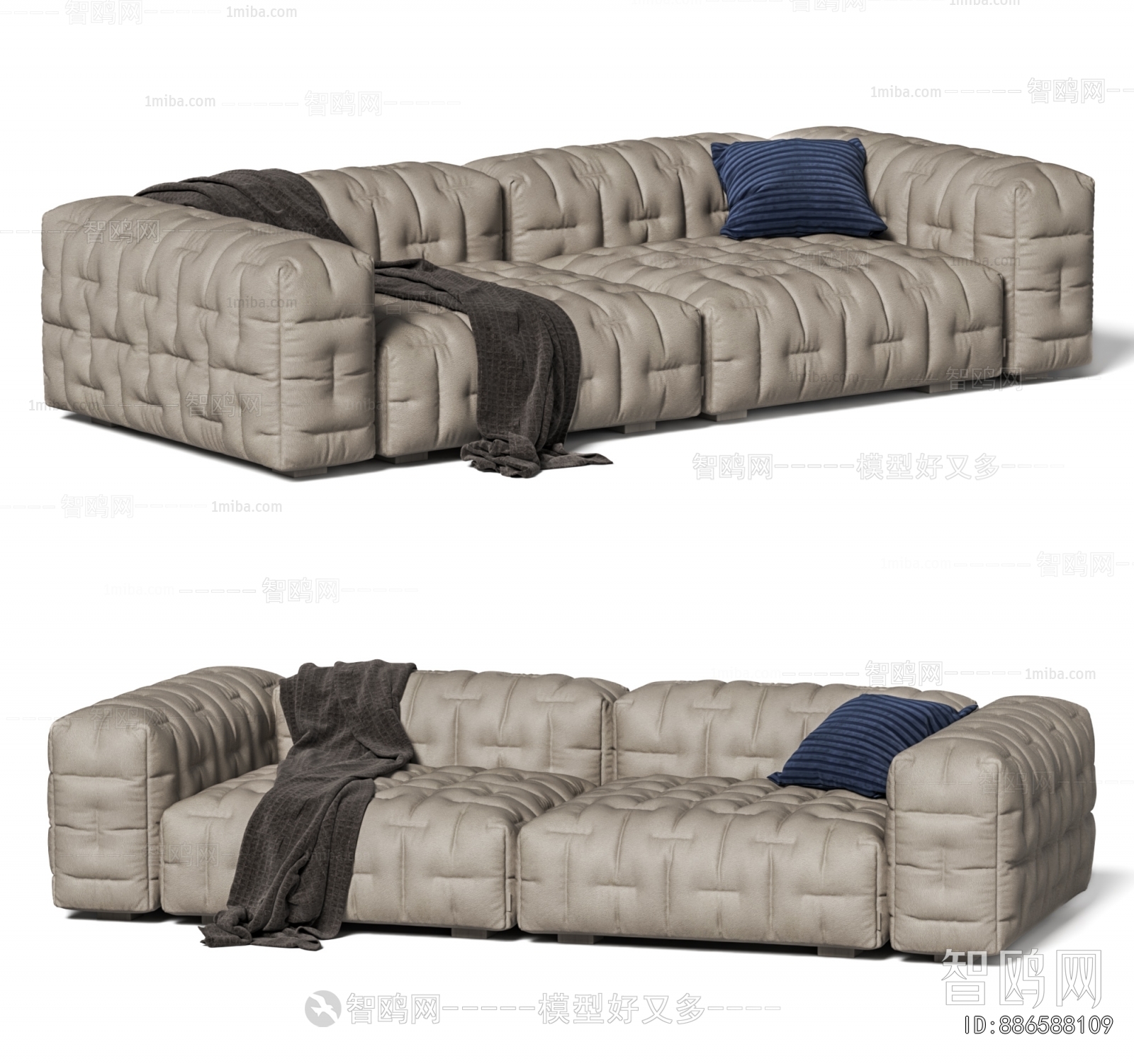 Modern Multi Person Sofa