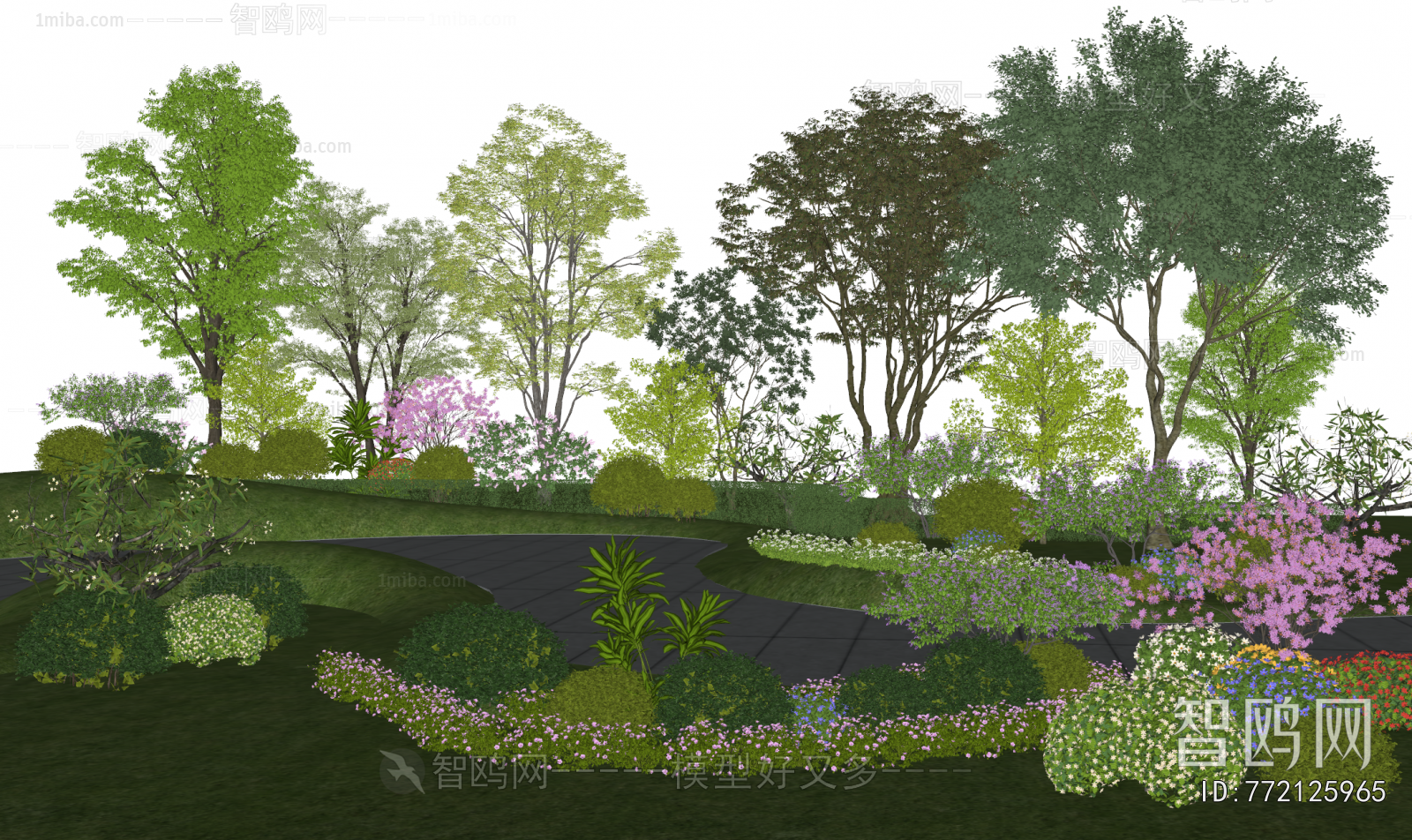 Modern Park Landscape