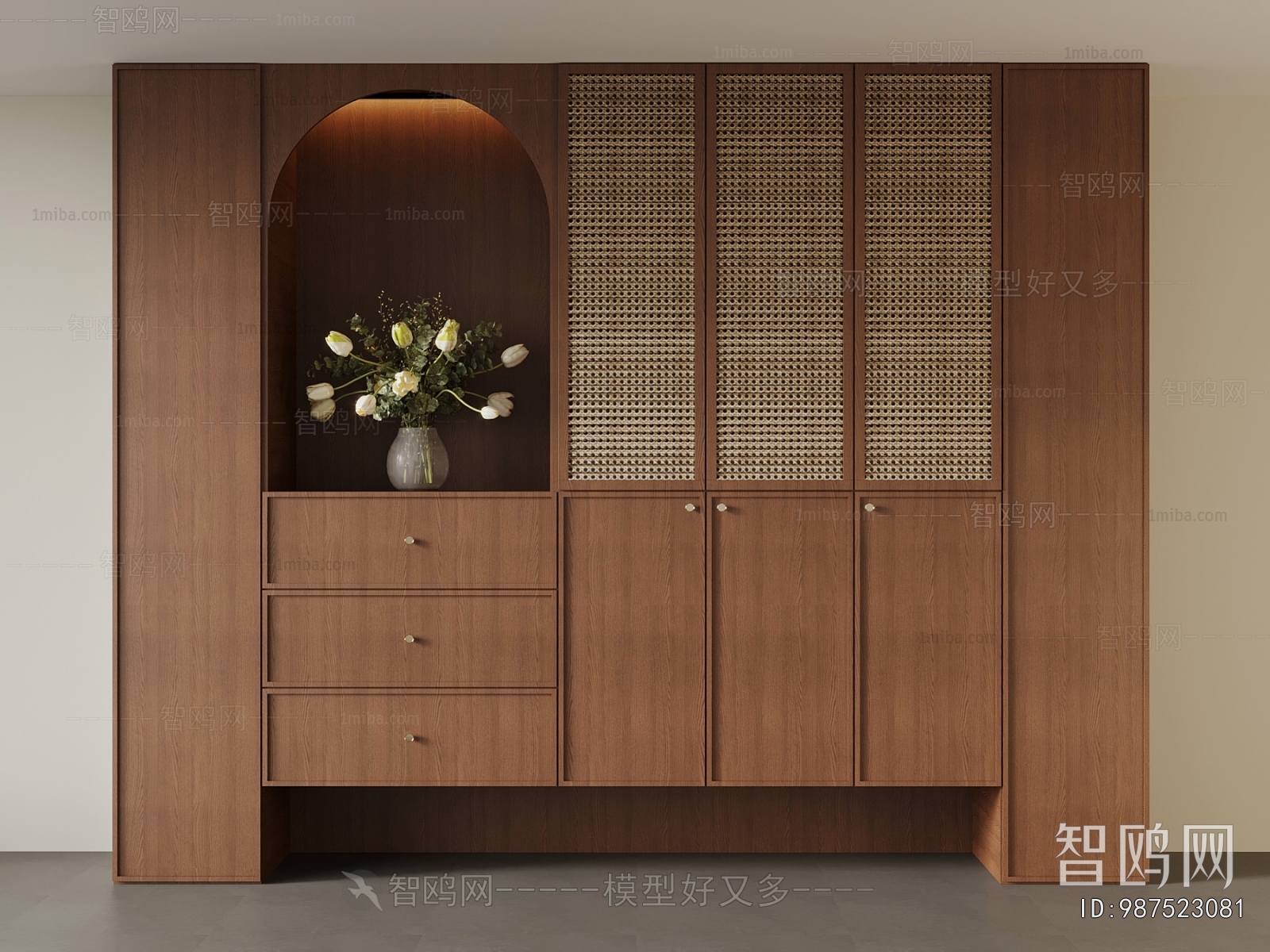 French Style Shoe Cabinet