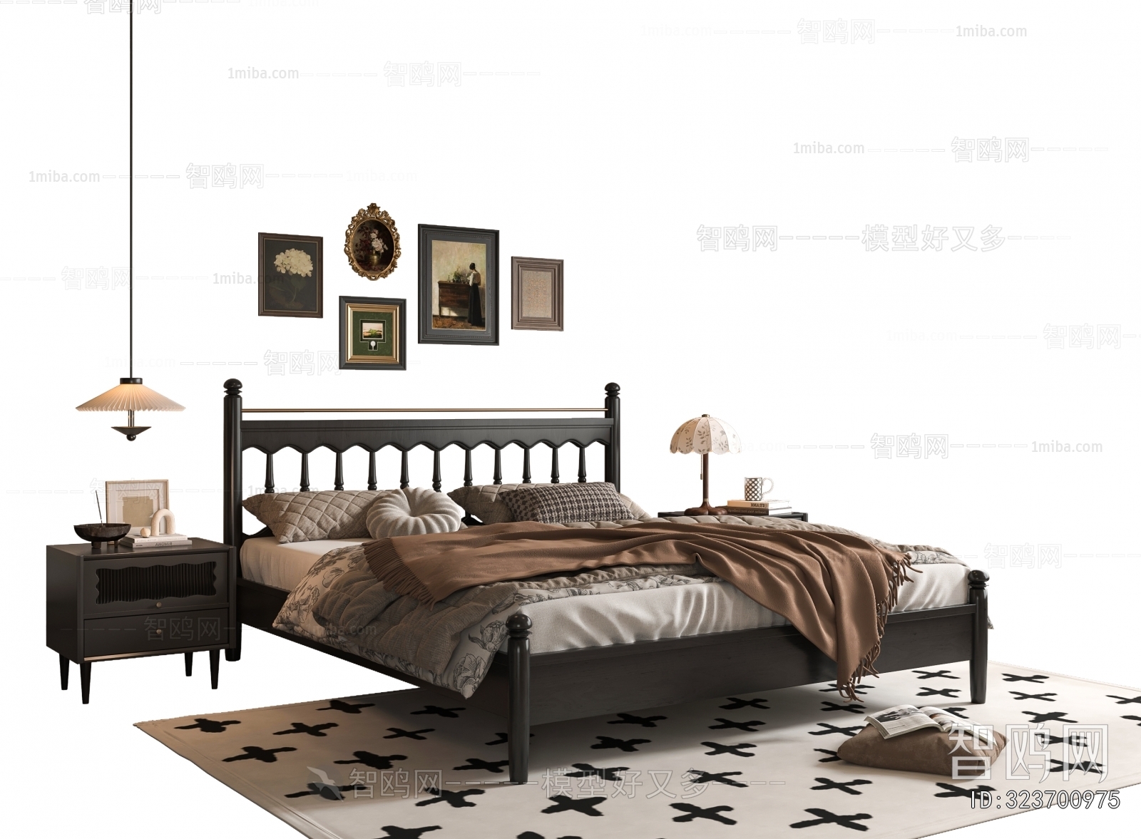 French Style Double Bed