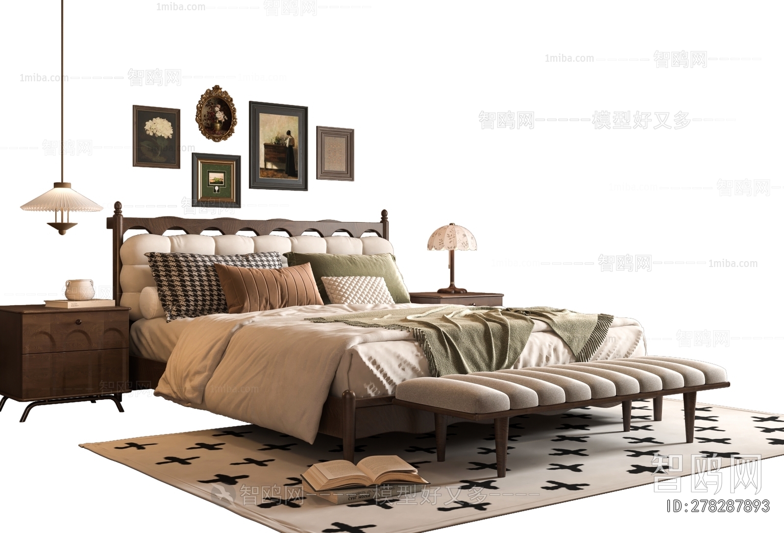 French Style Double Bed