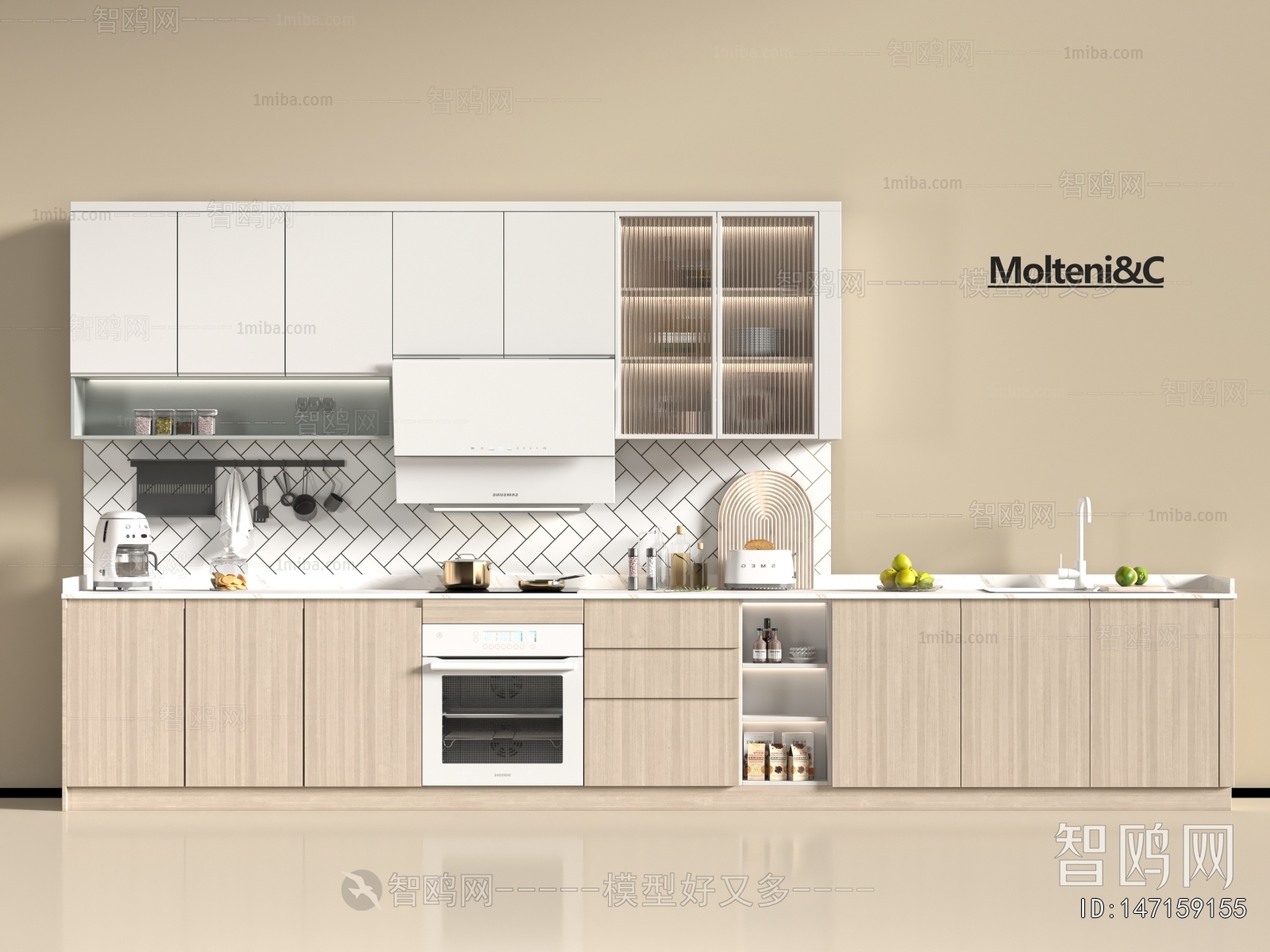 Nordic Style Kitchen Cabinet