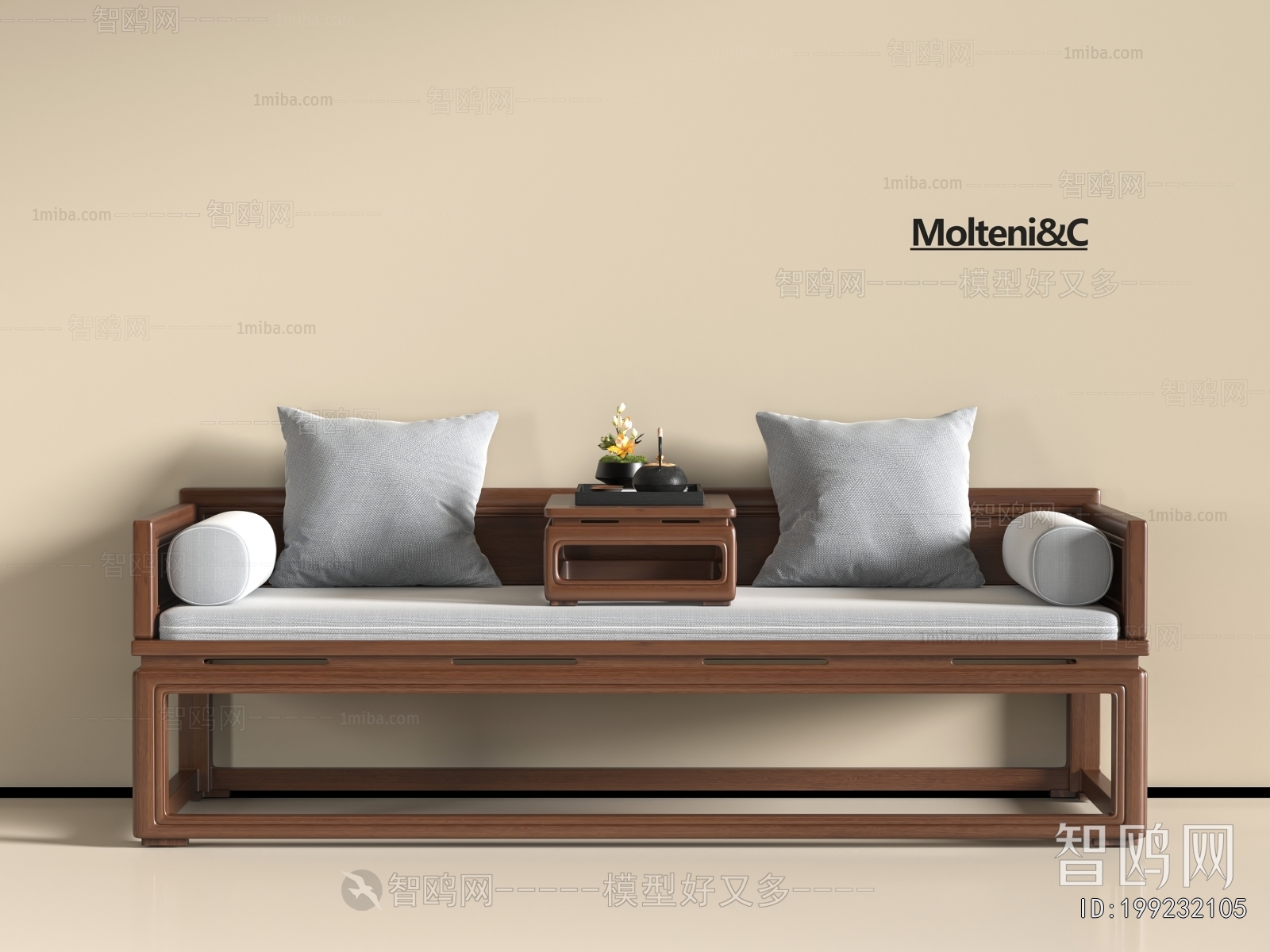 New Chinese Style Arhat Bed