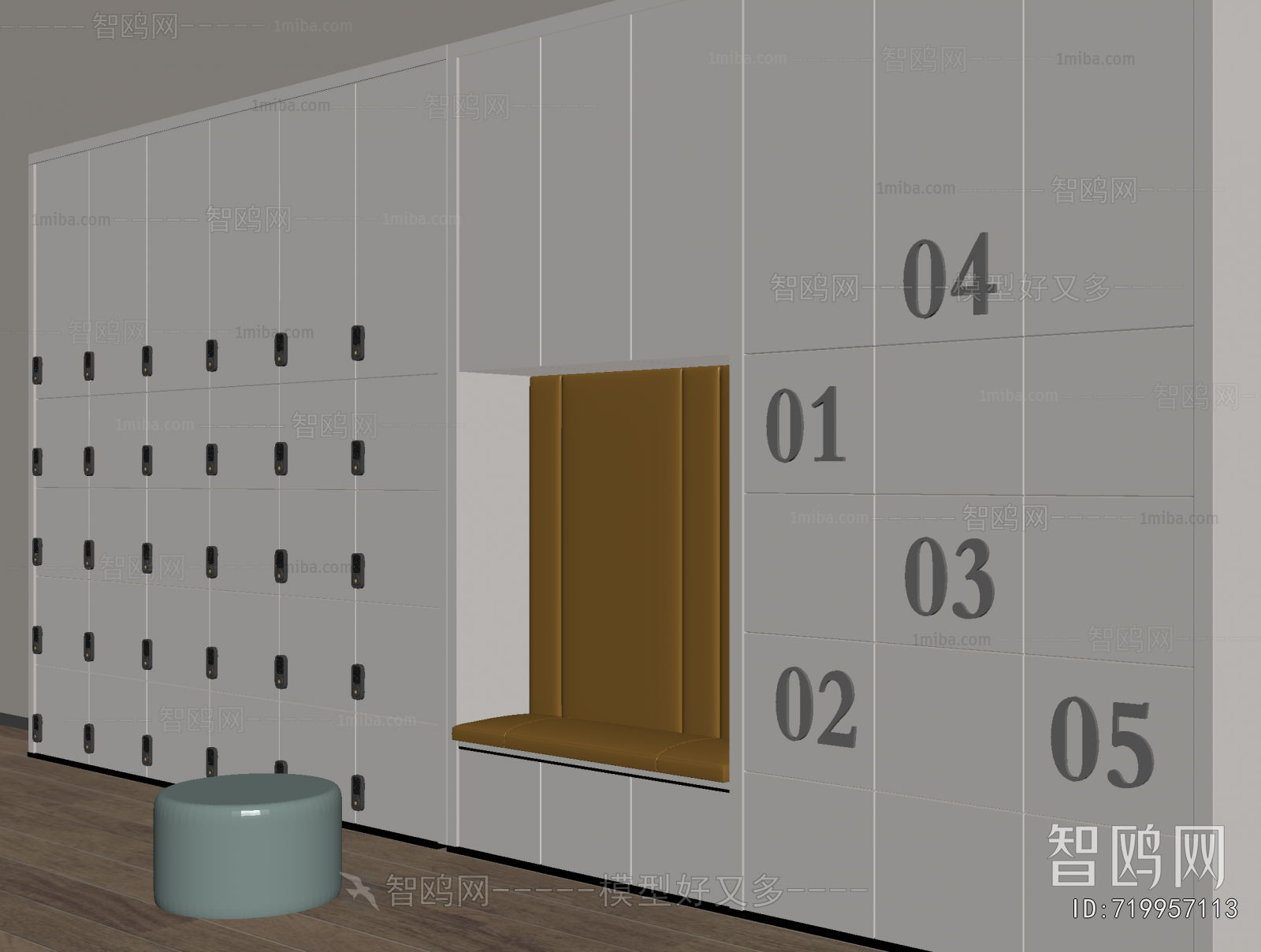 Modern Public Cabinet/lock Cabinet