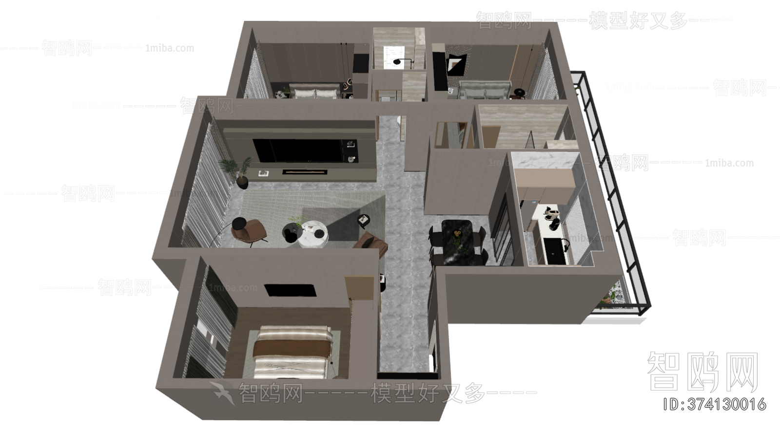 Modern A Bird's-eye View Of Home Decoration