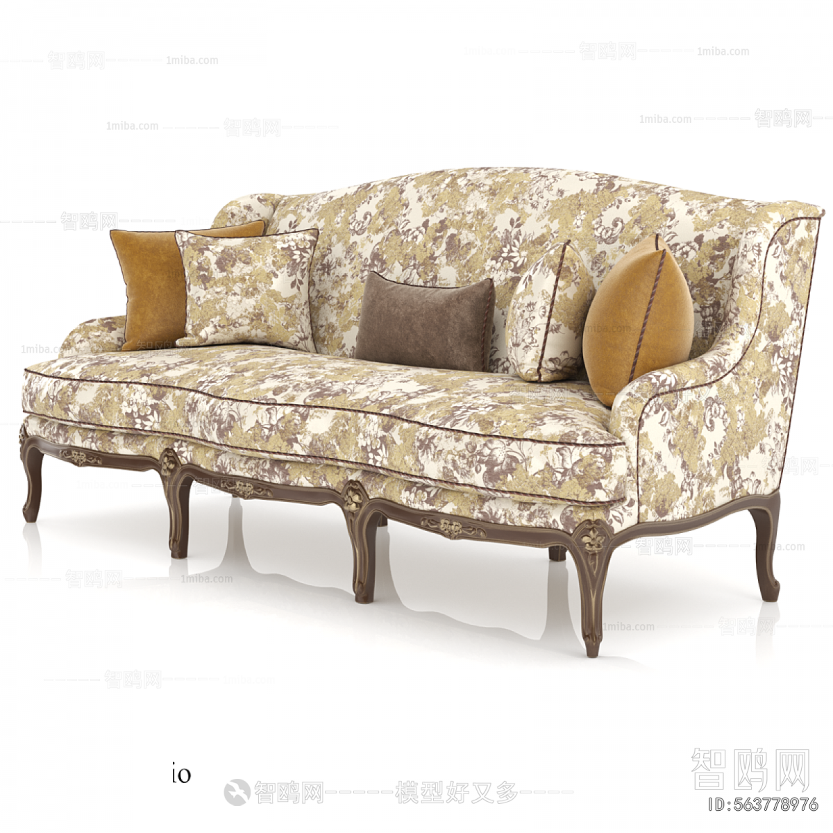 American Style Three-seat Sofa