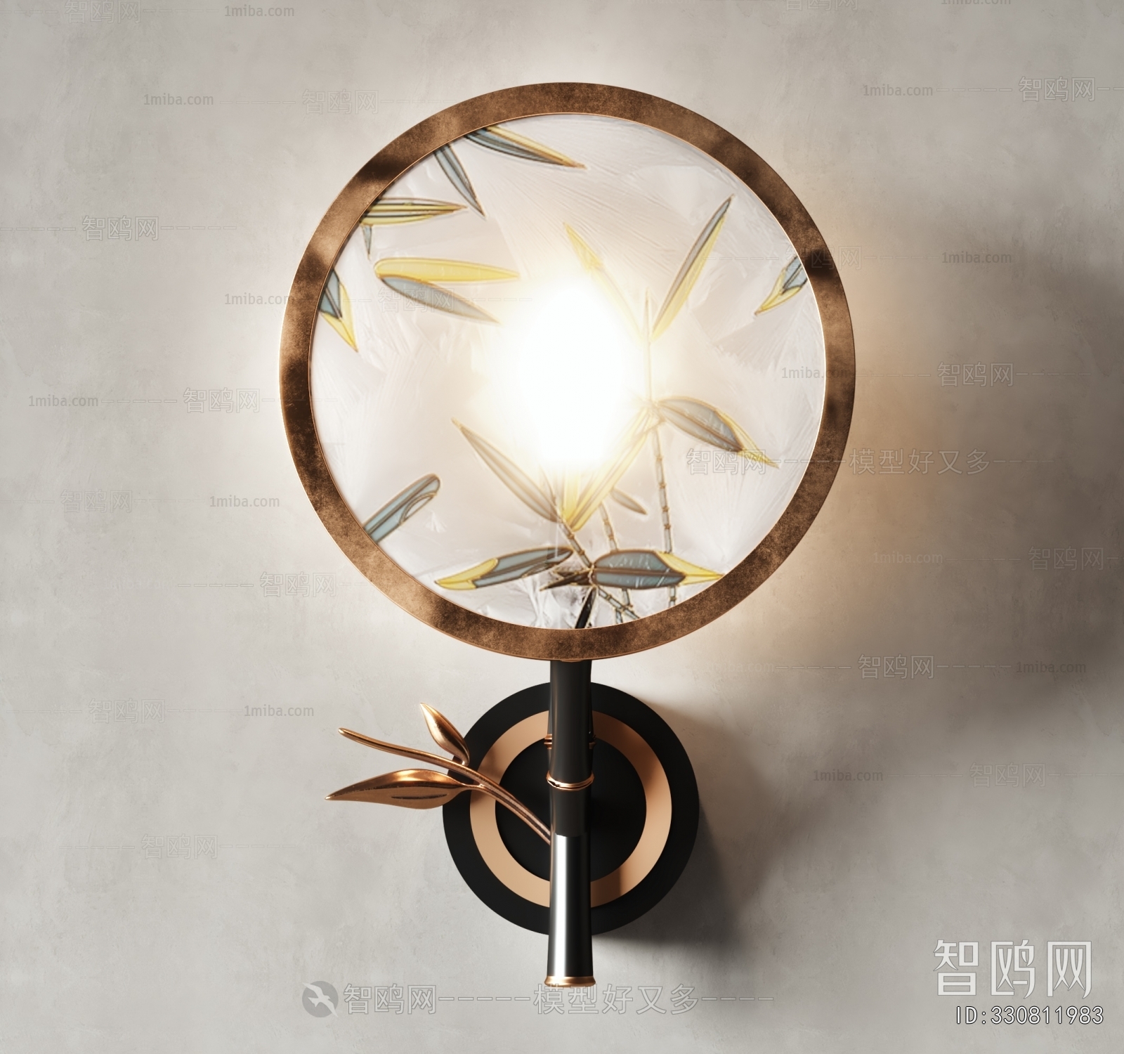 New Chinese Style Wall Lamp