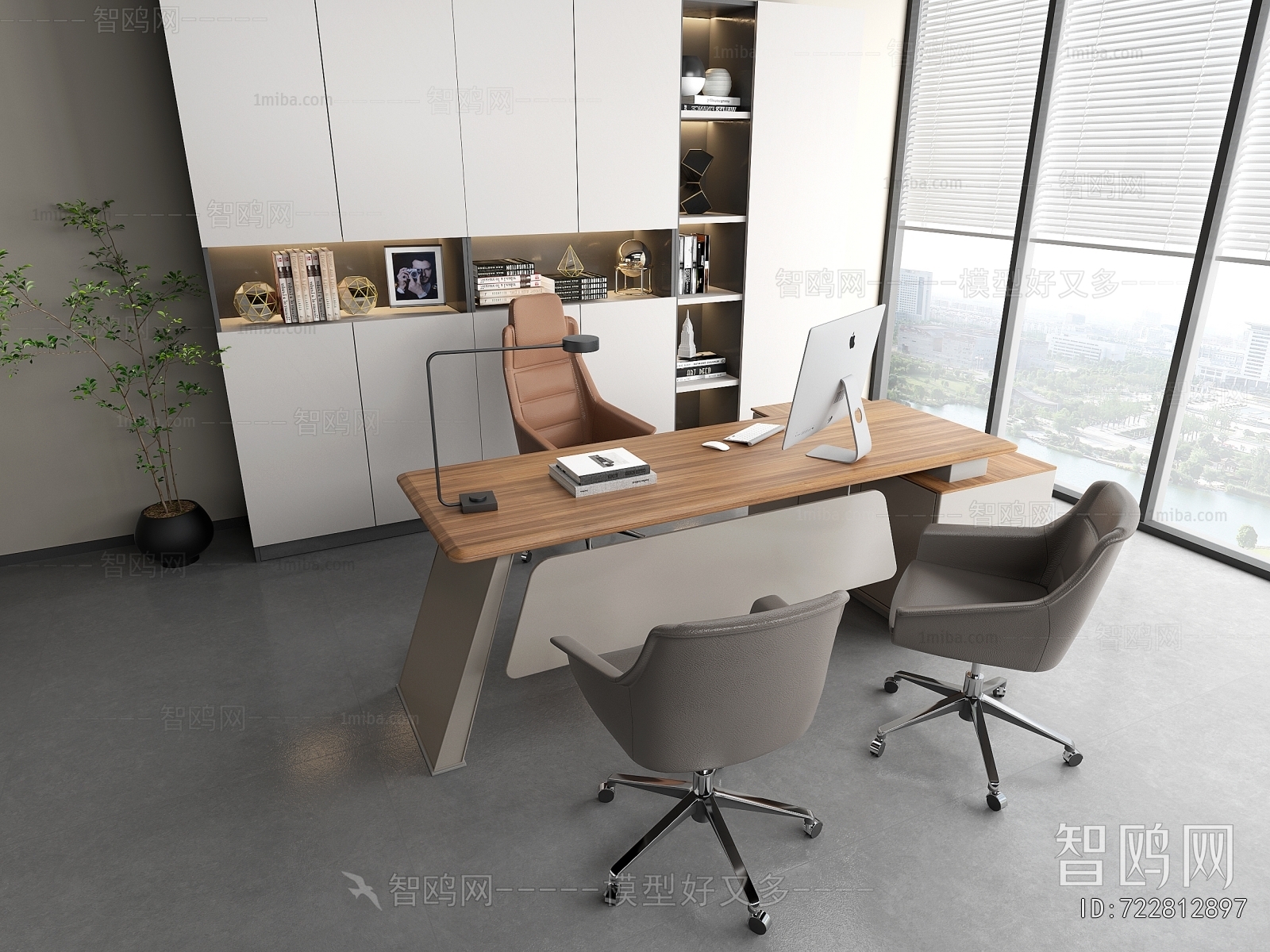 Modern Office Desk And Chair