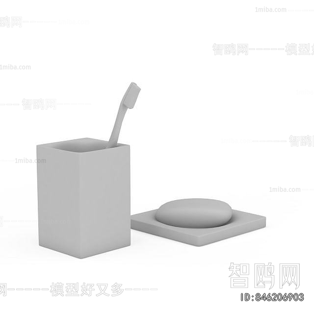 Modern Toothbrush And Toothpaste