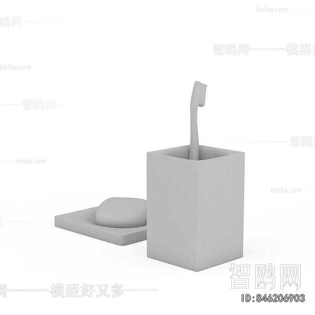 Modern Toothbrush And Toothpaste