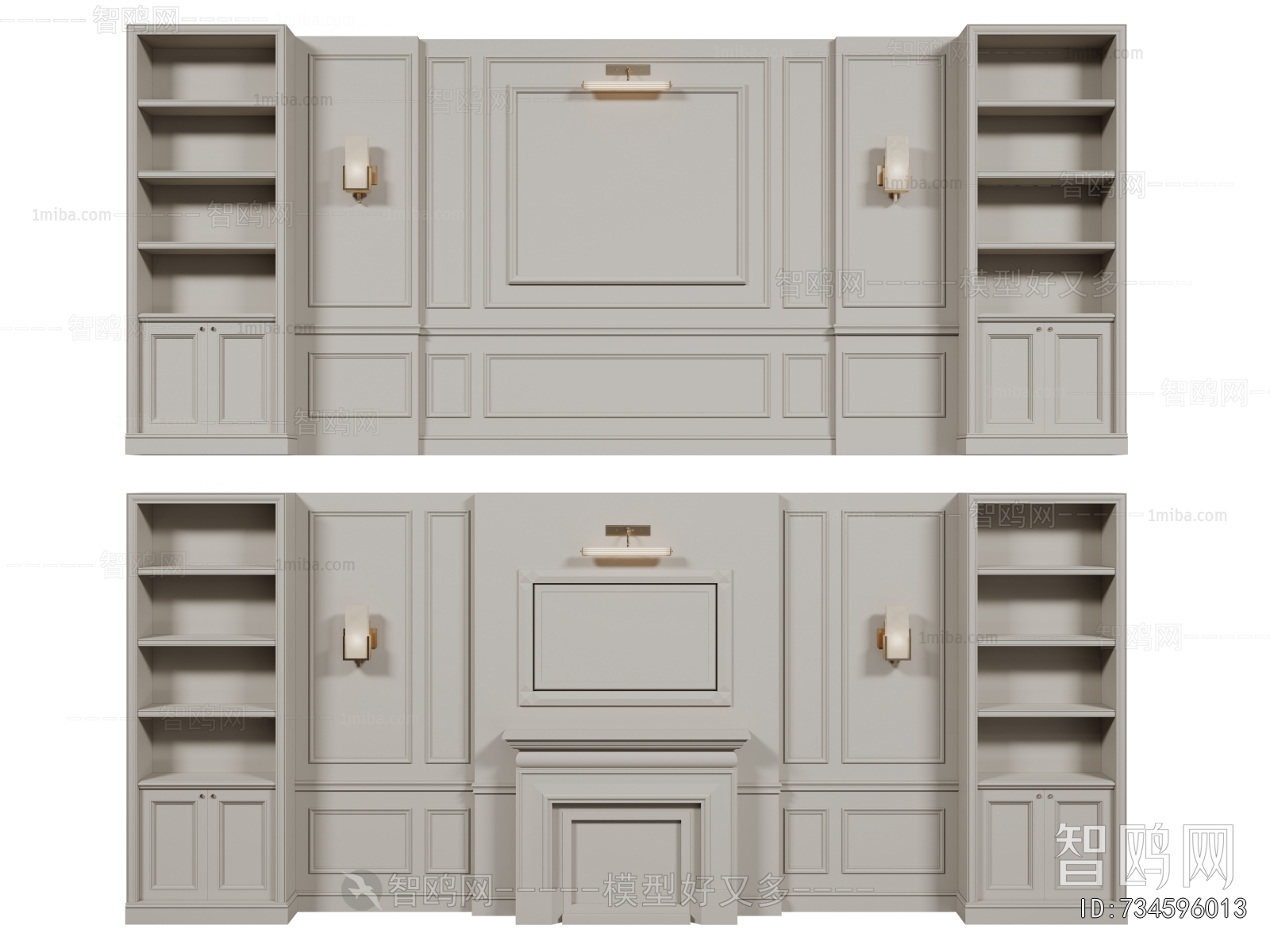 European Style TV Wall