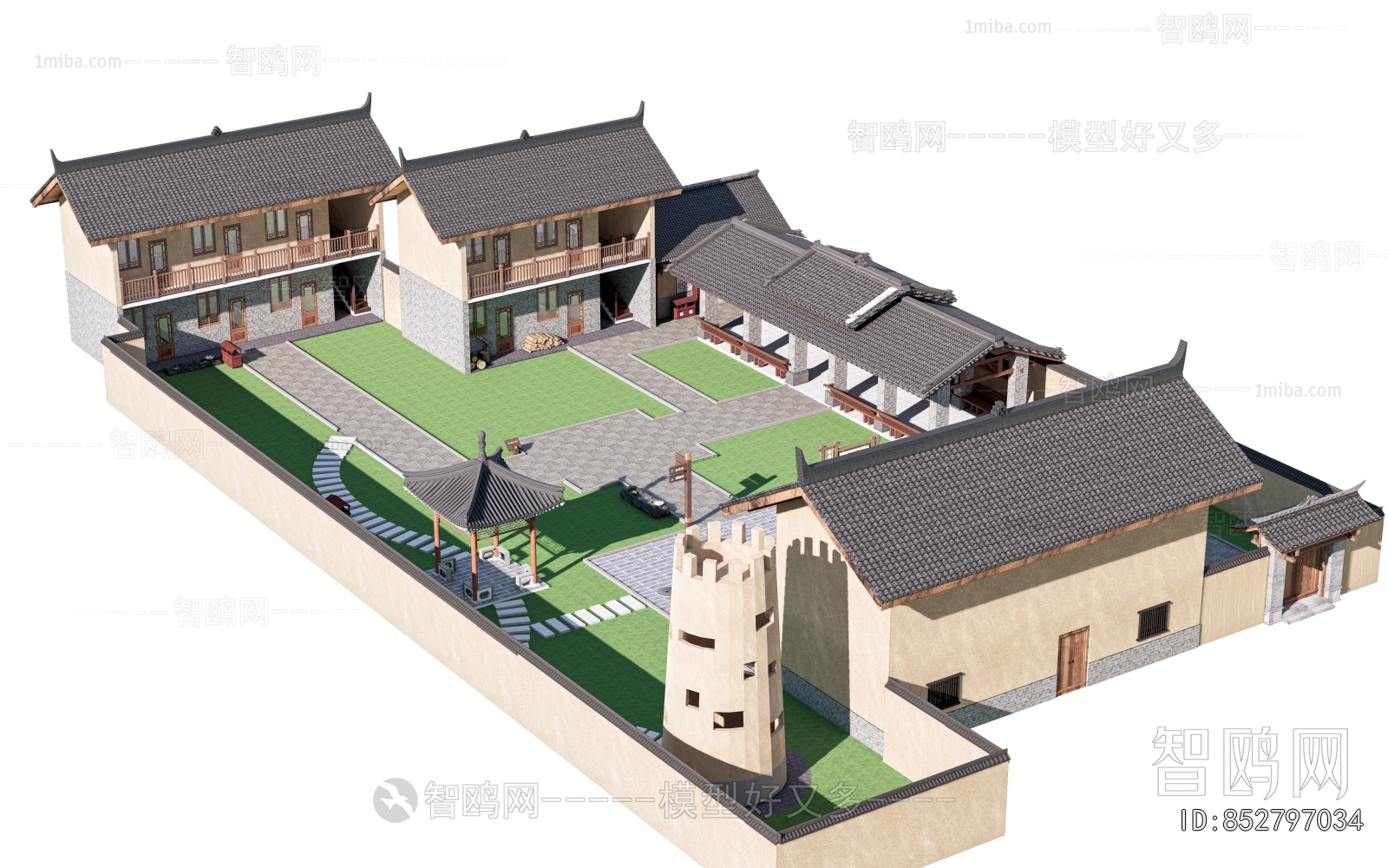 New Chinese Style Residential Building