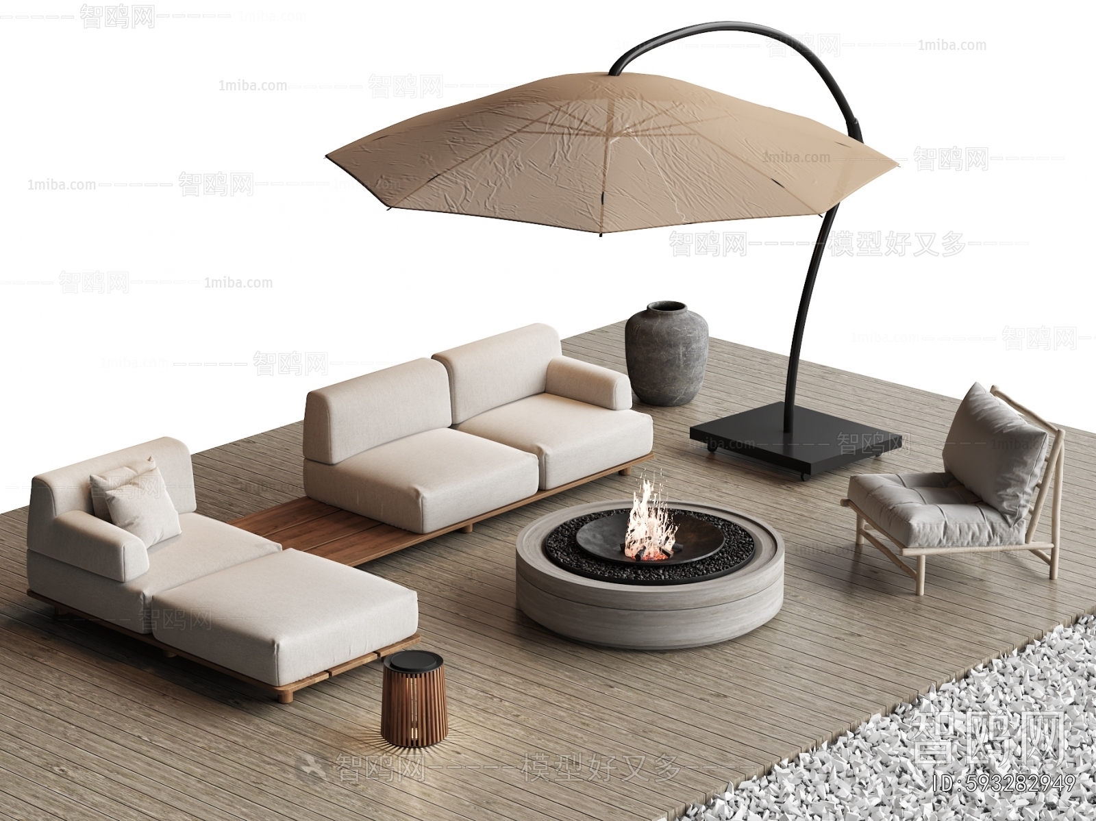 Modern Outdoor Sofa