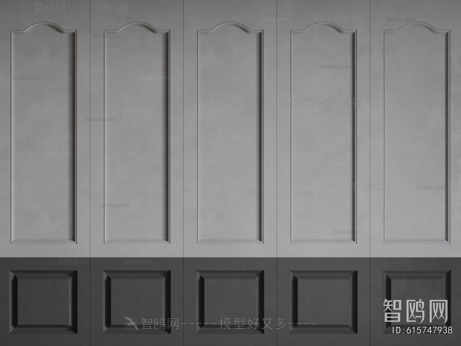 French Style TV Wall