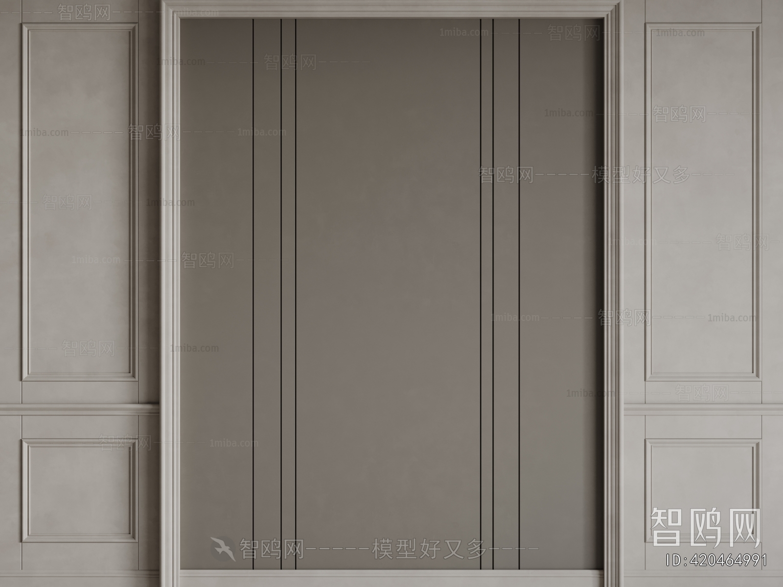 French Style TV Wall