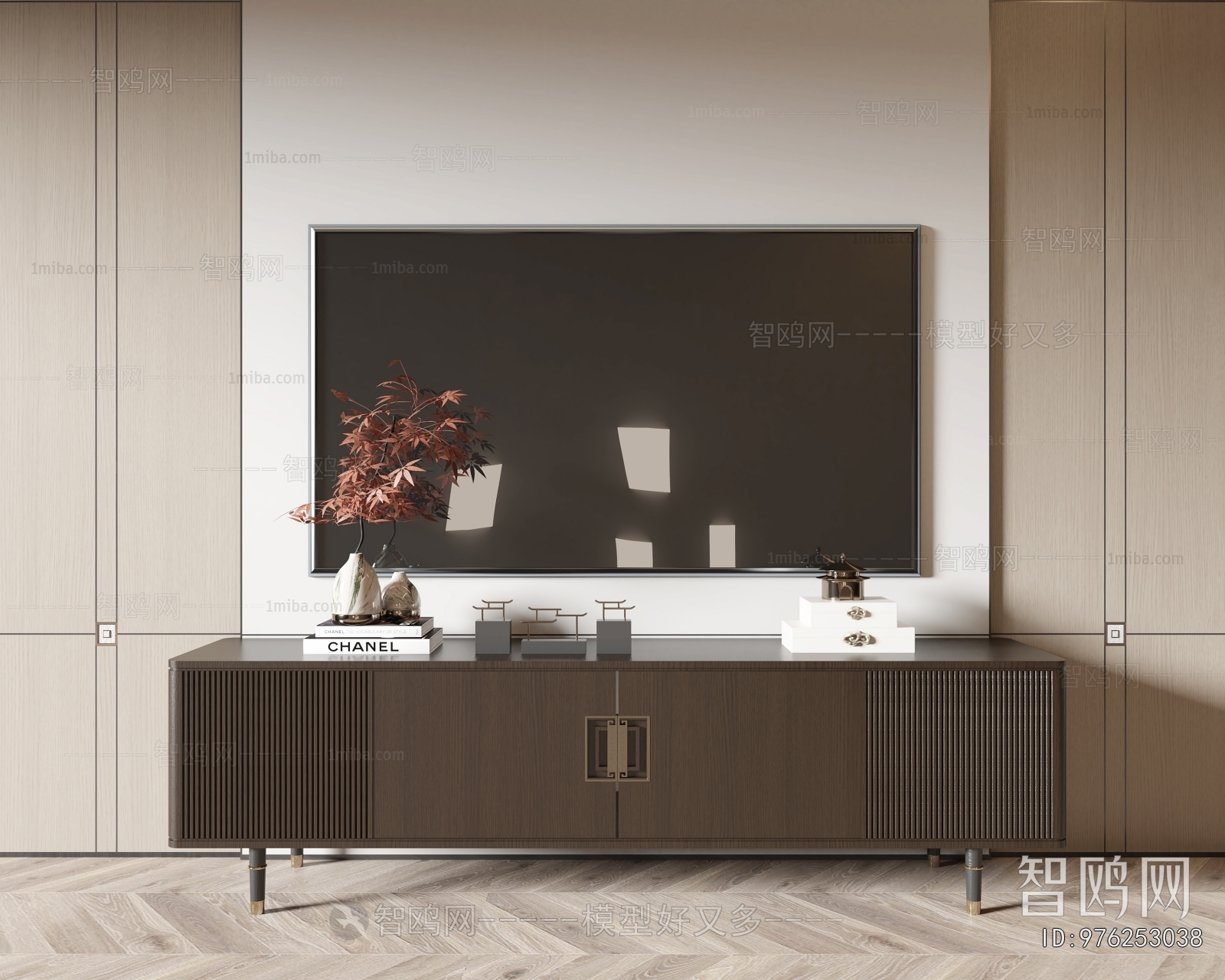 New Chinese Style TV Cabinet