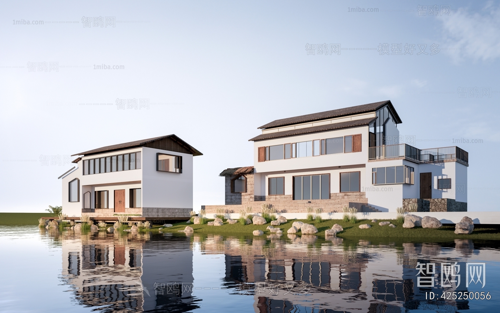 New Chinese Style Appearance Of Commercial Building