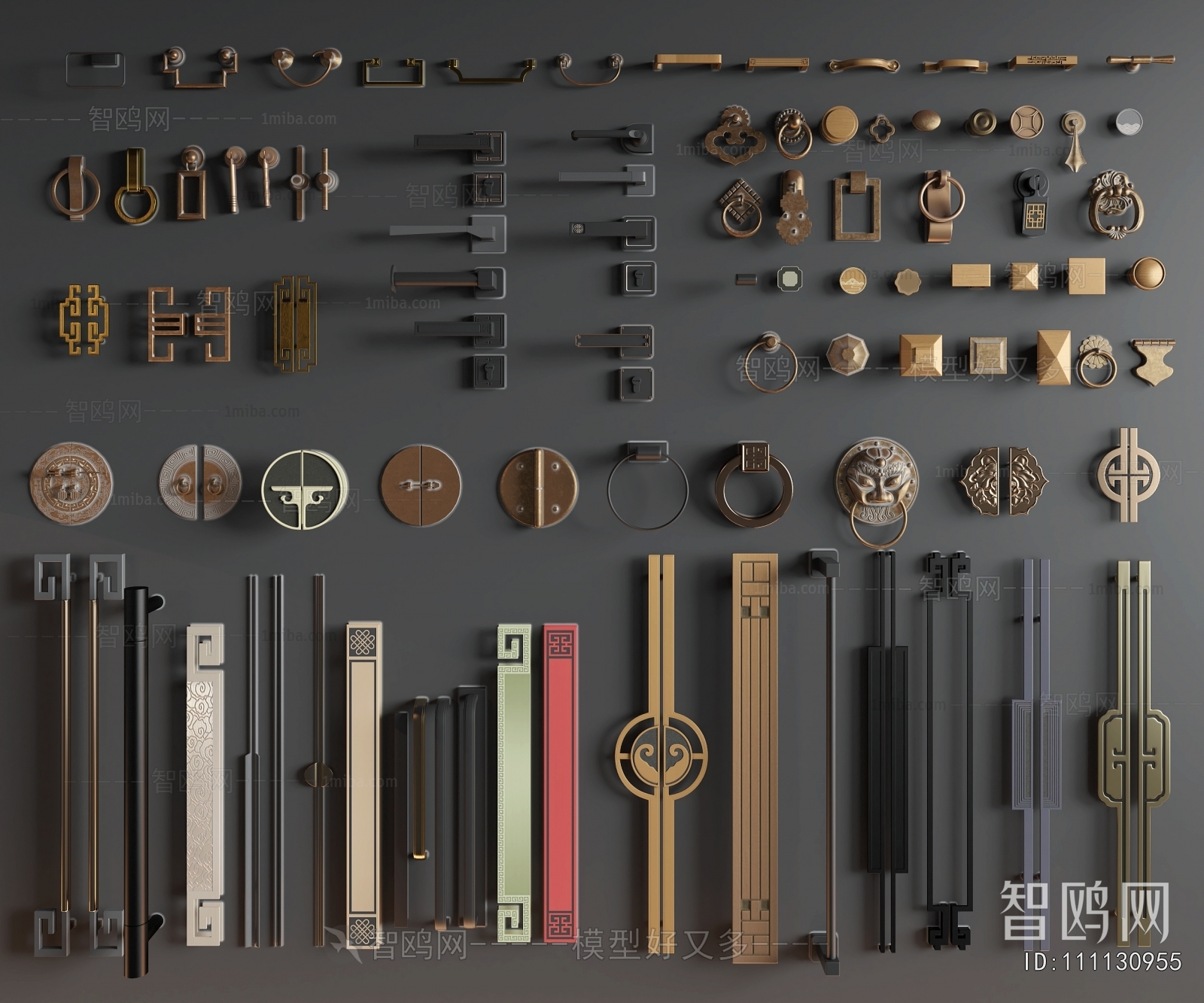 New Chinese Style Door Handle