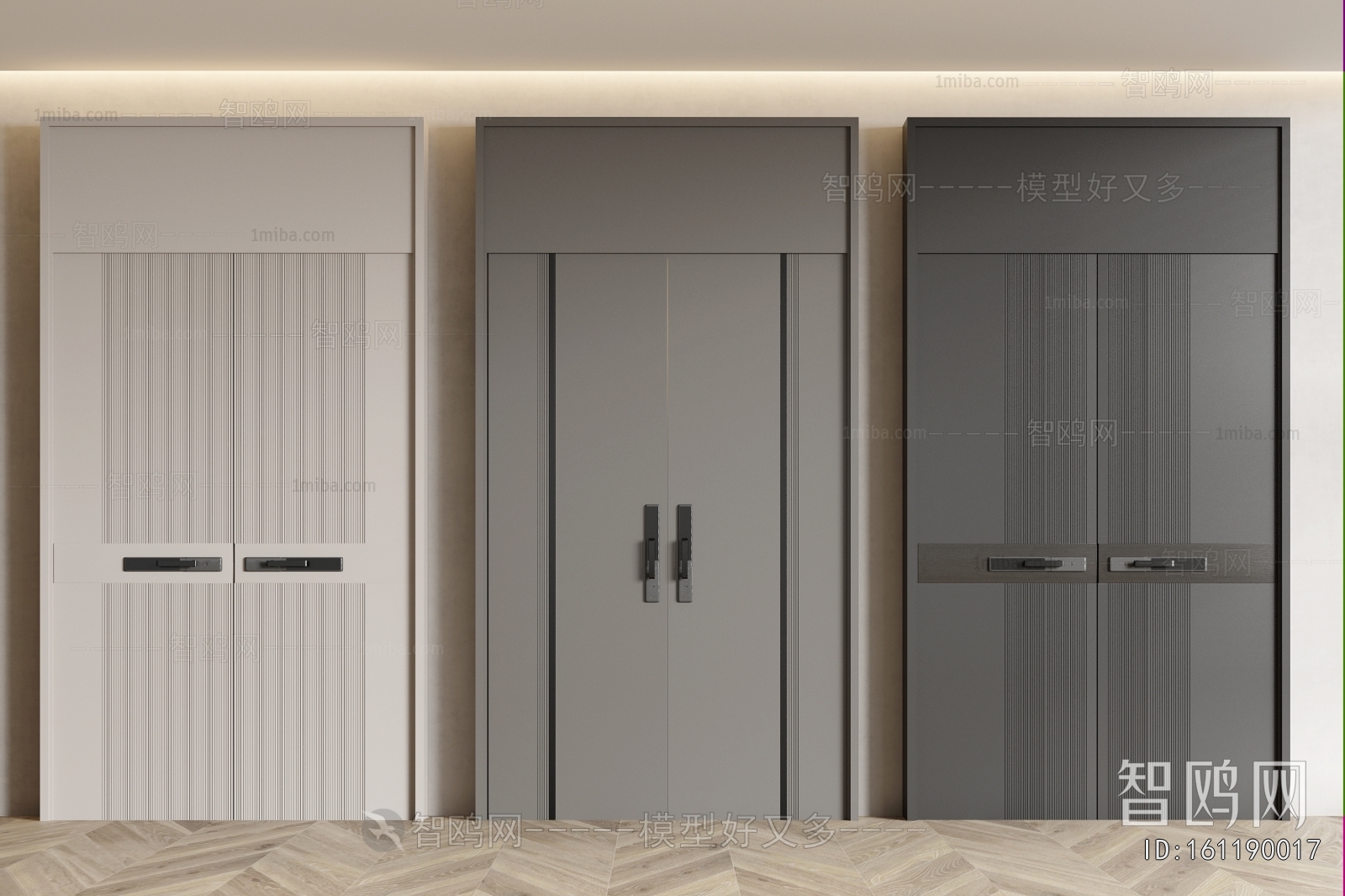 Modern Double Door