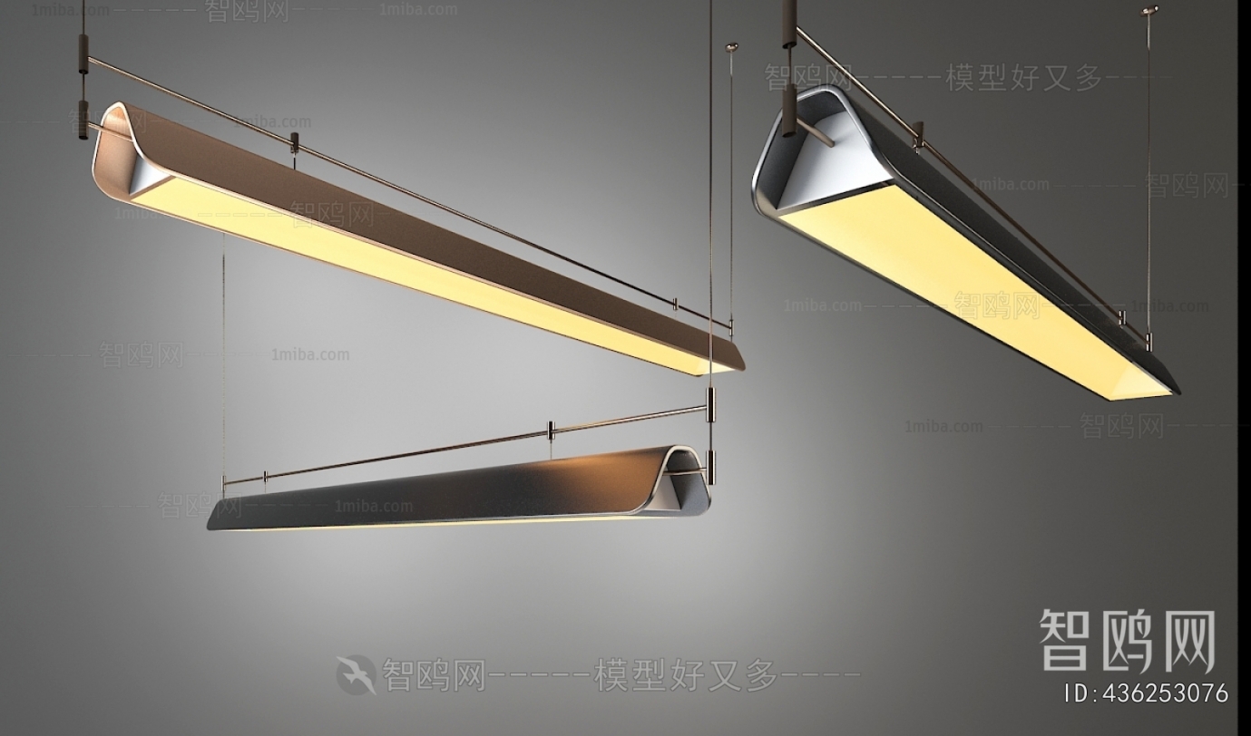 Modern Long Chandelier