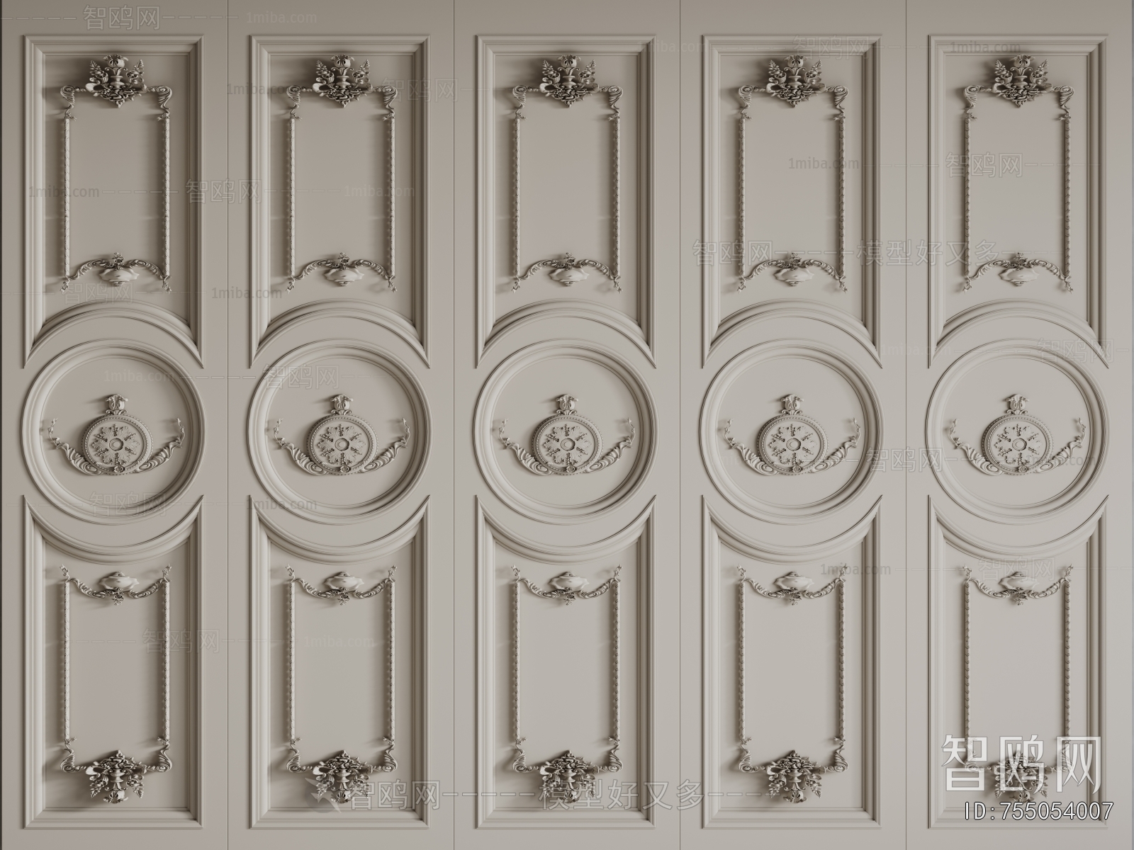 French Style TV Wall