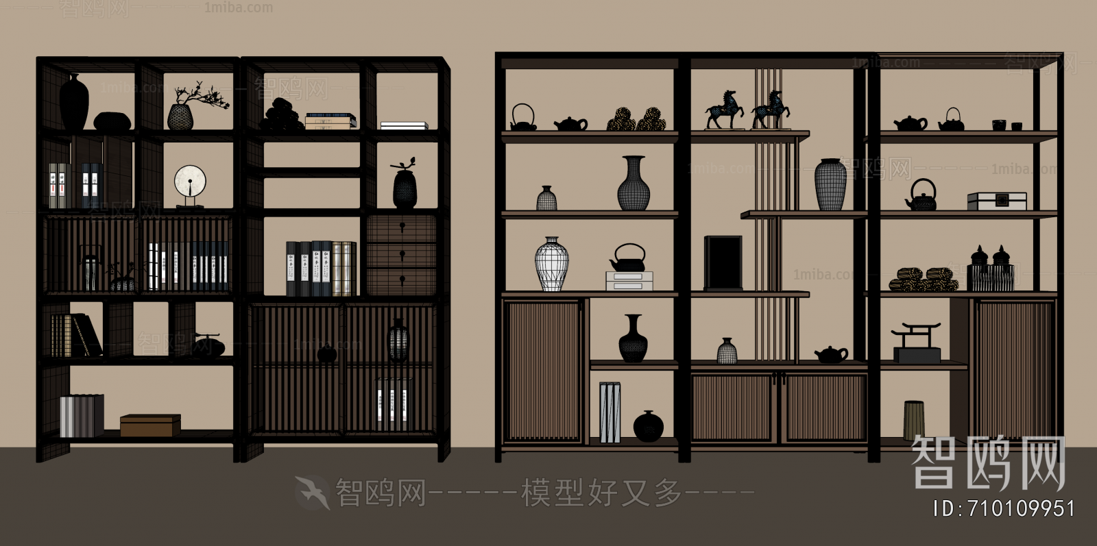 New Chinese Style Antique Rack