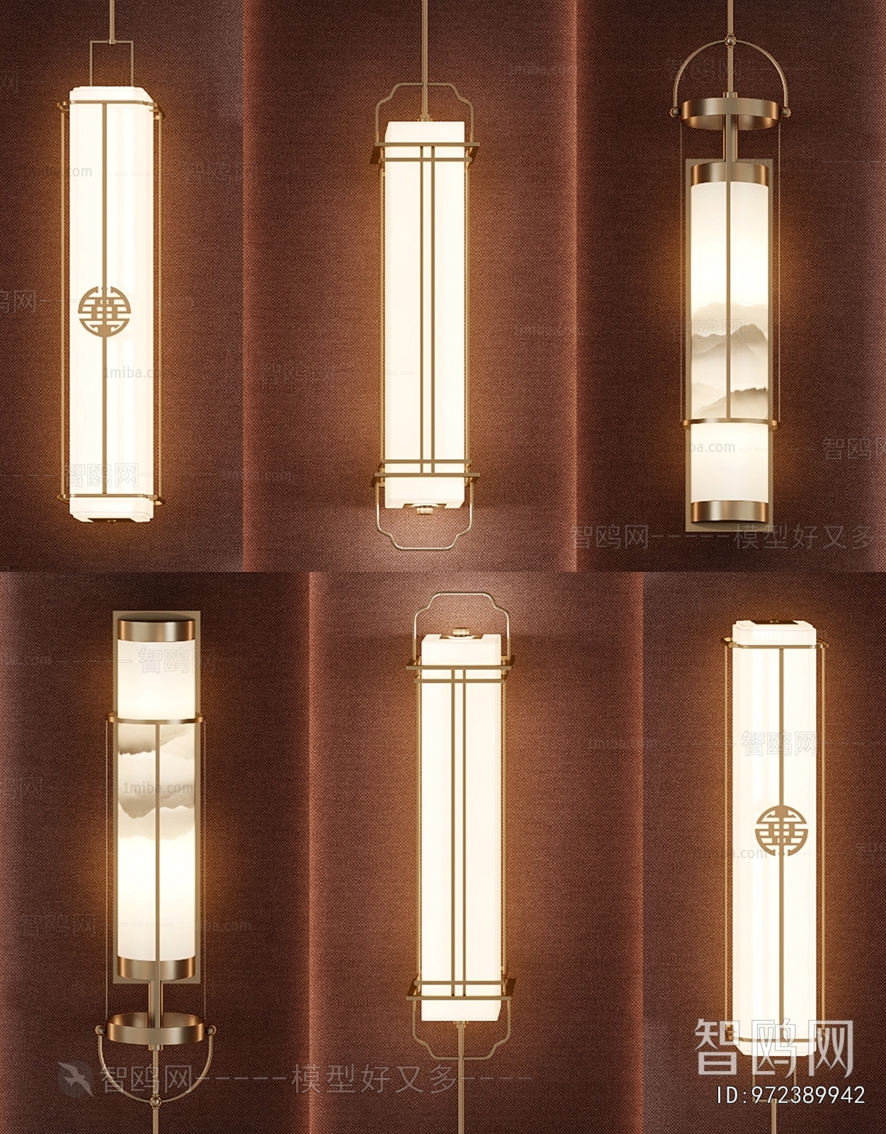 New Chinese Style Wall Lamp