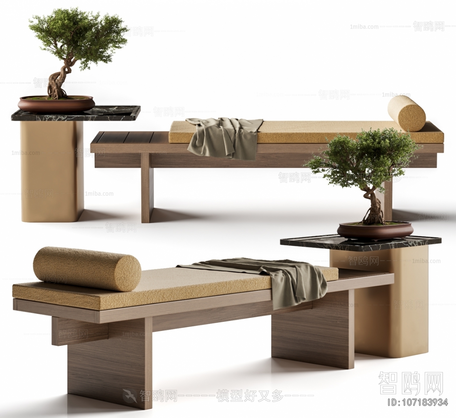 New Chinese Style Bench