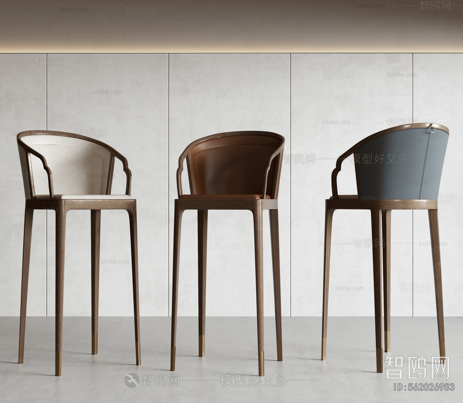 New Chinese Style Bar Chair