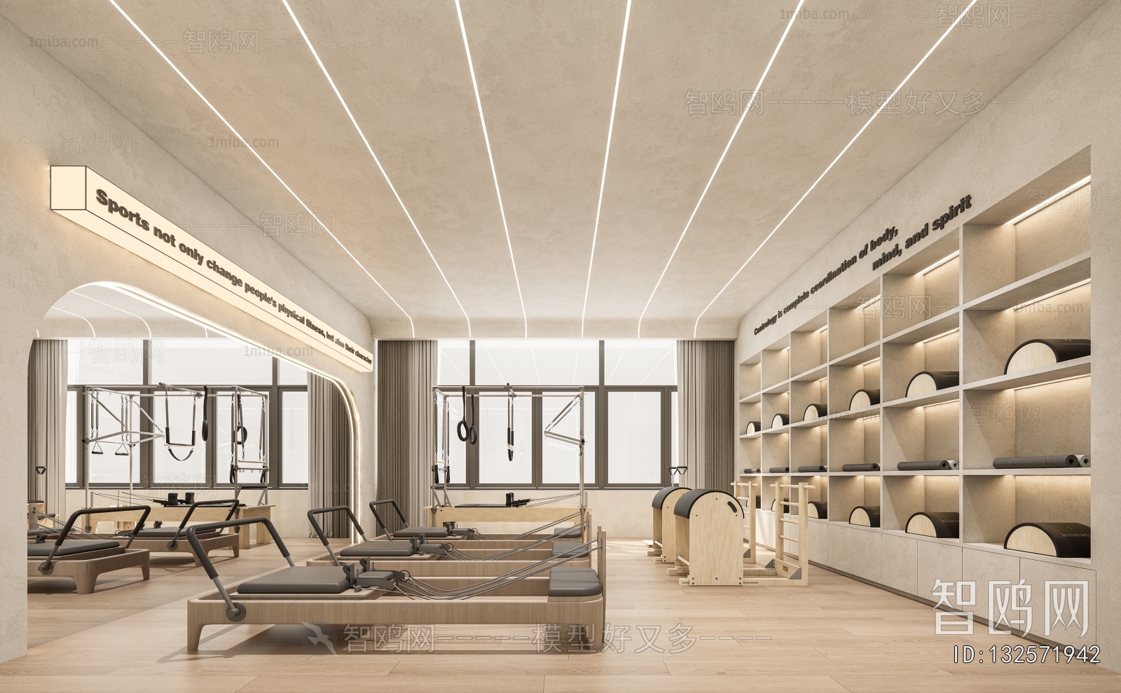 Modern Yoga Room