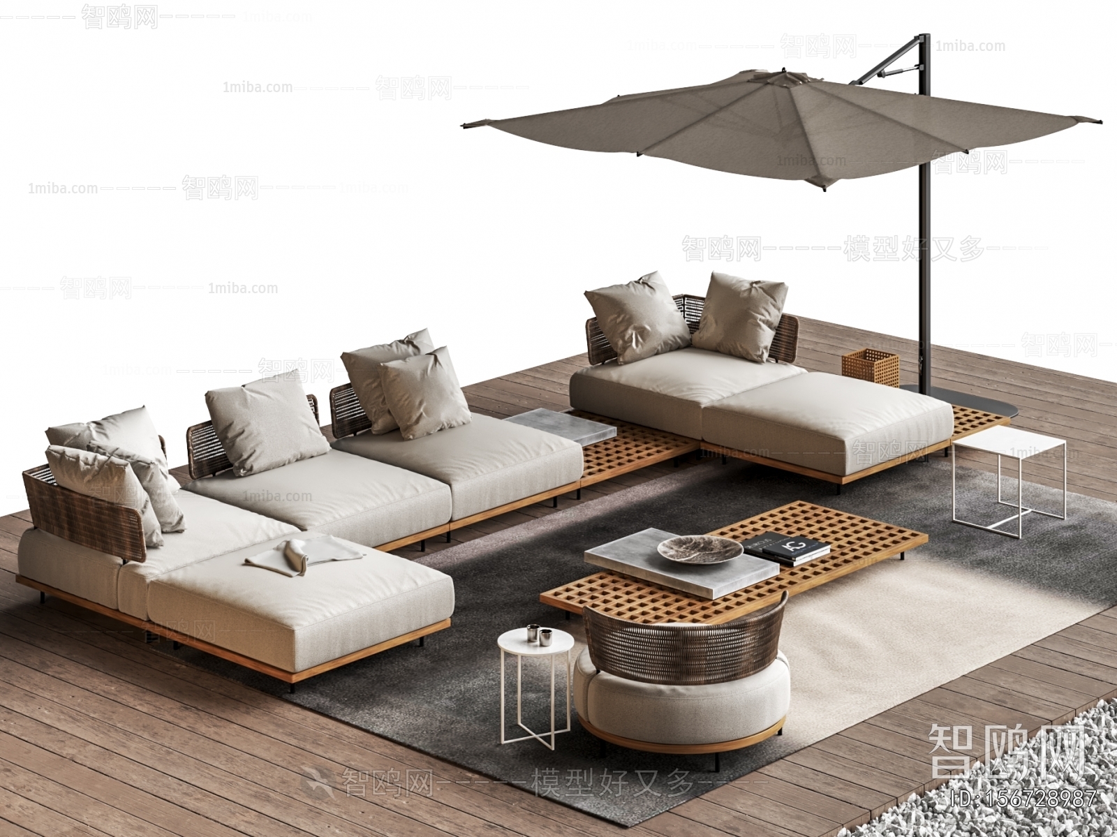 Modern Outdoor Sofa