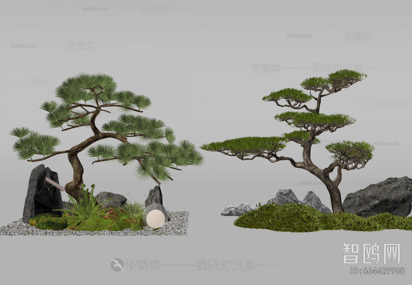 New Chinese Style Plant Landscaping