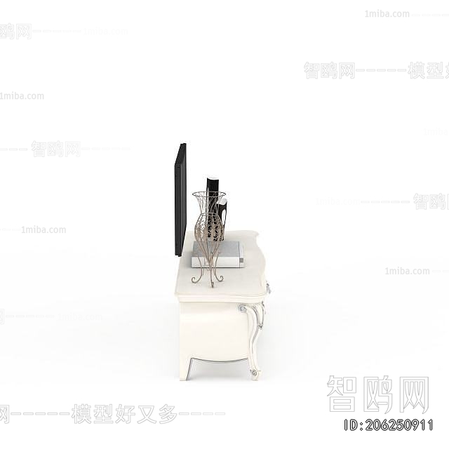 Simple European Style TV Cabinet