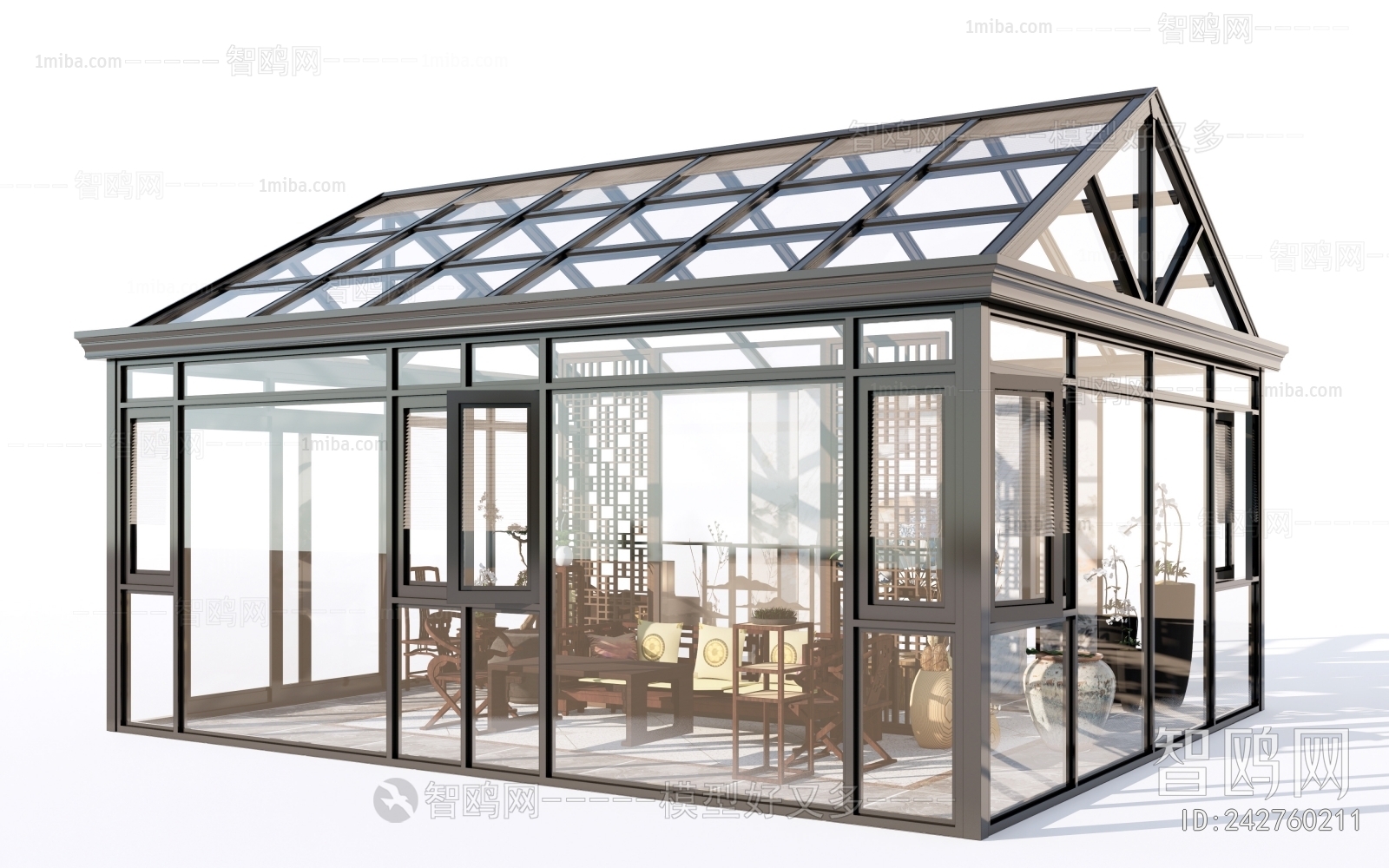 Modern Glass Sunshine Room