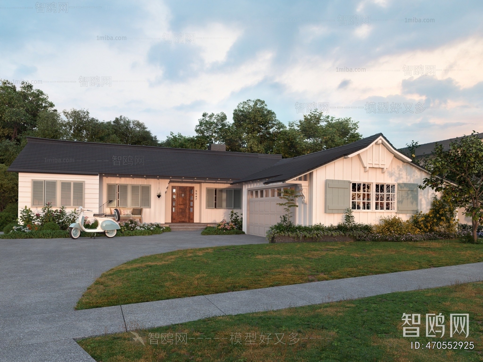 American Style Residential Building