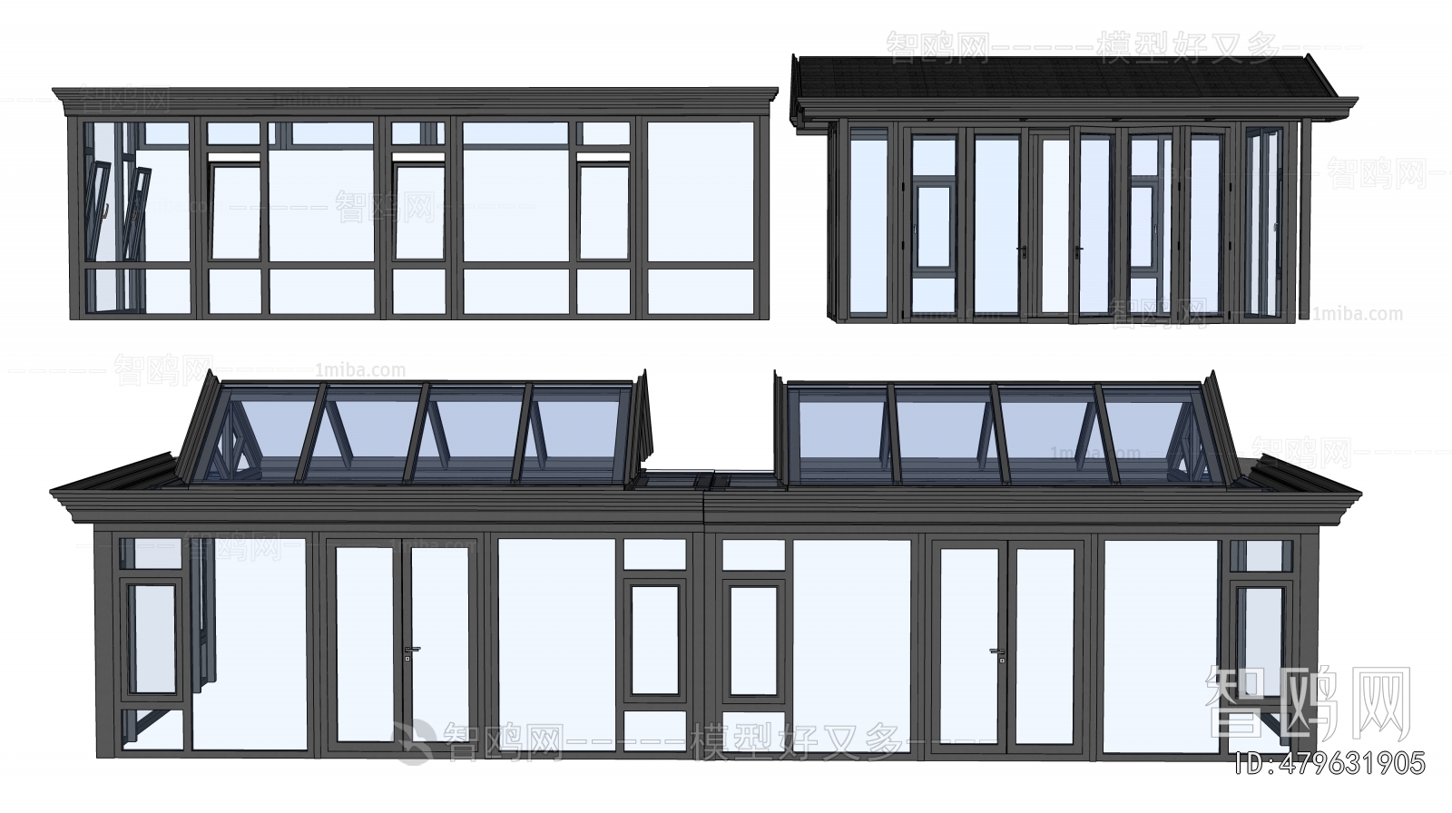 Modern Glass Sunshine Room
