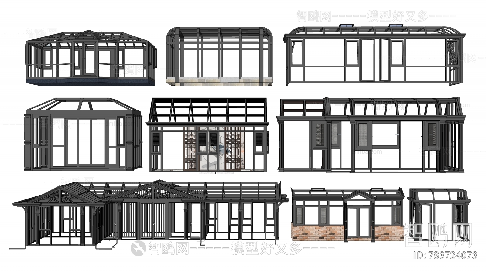 Modern Glass Sunshine Room